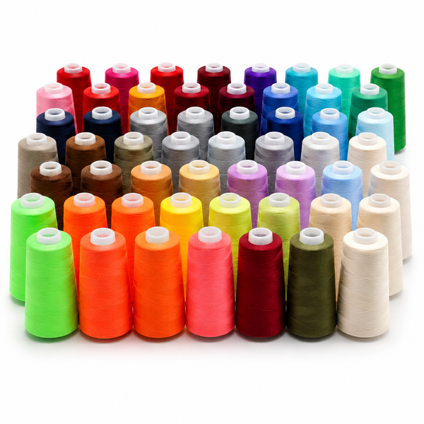 Polyester Overlock Thread 3000 m | 100% Polyester Serger Yarn