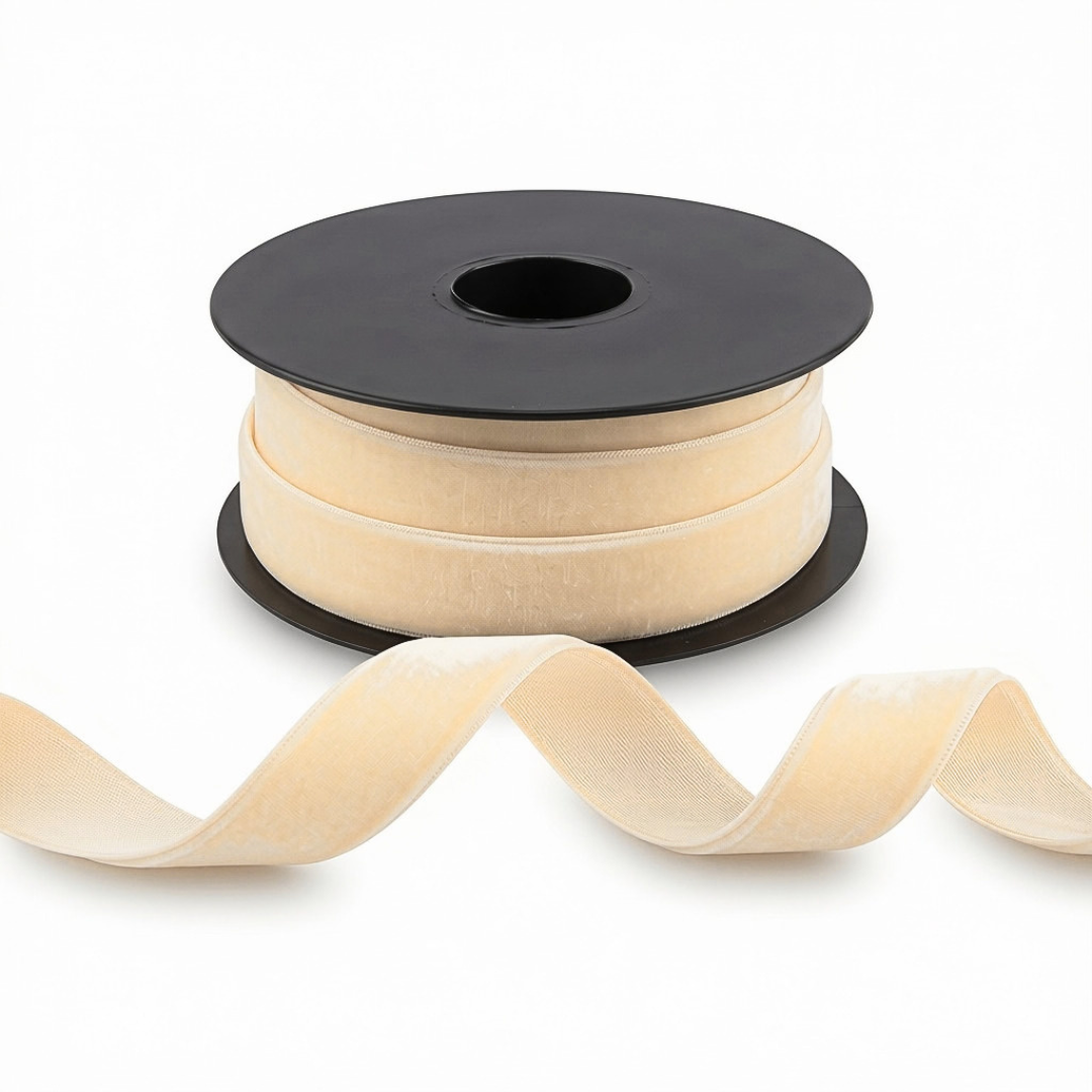 Nastro di velluto di alta qualità, 10m, 10mm–50mm, poliestere #VEL1510