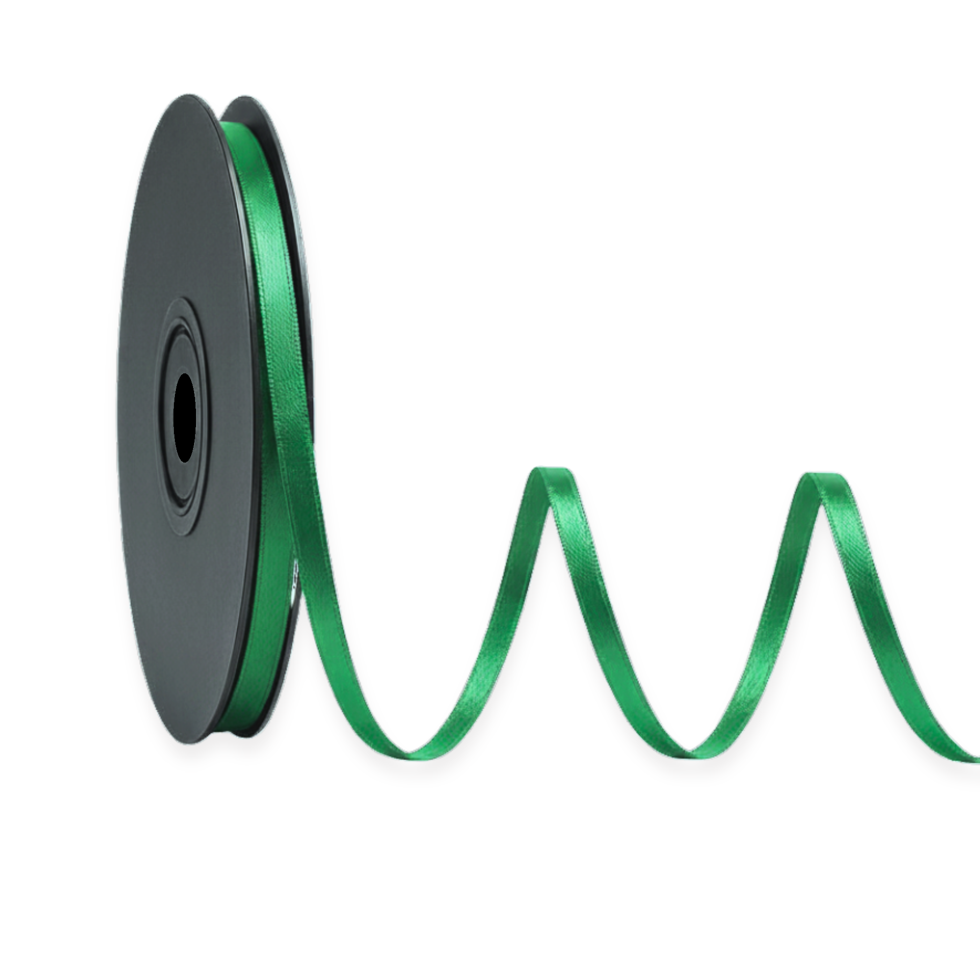 Deluxe-Satinbandrolle, beidseitig verwendbar, 25 m – Breiten 3–63 mm – Oeko-Tex Standard 100