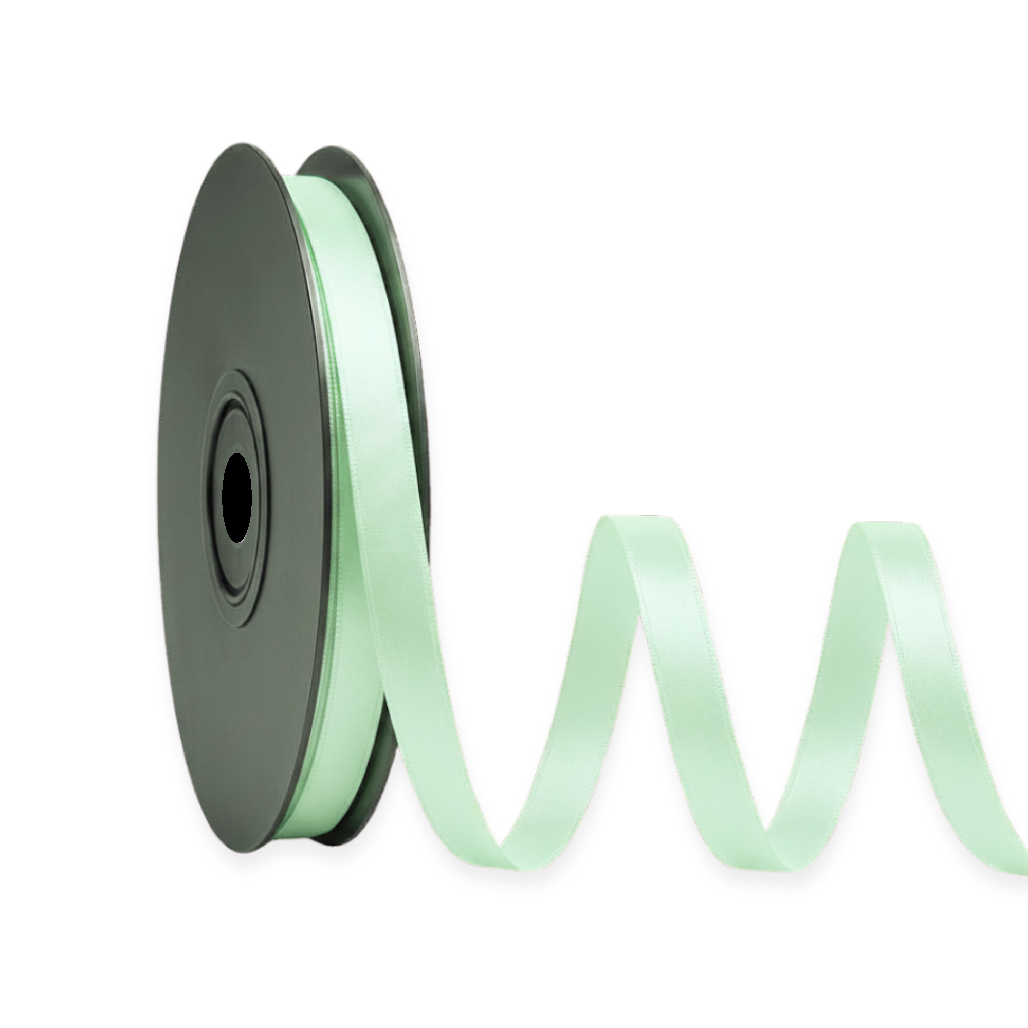 Deluxe-Satinbandrolle, beidseitig verwendbar, 25 m – Breiten 3–63 mm – Oeko-Tex Standard 100