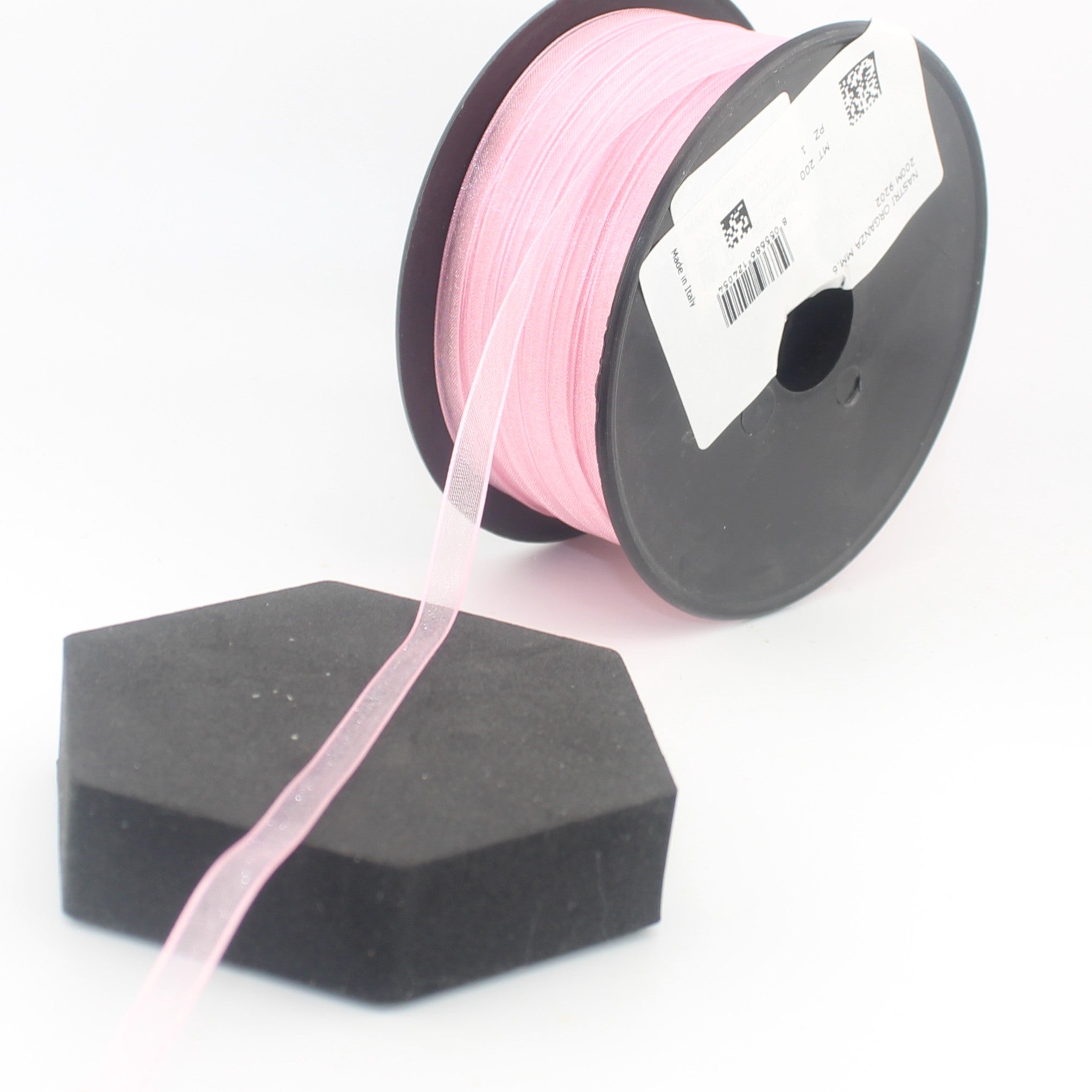 Cinta de organza italiana, 10 m | Cinta transparente para bodas y envoltorios de regalo