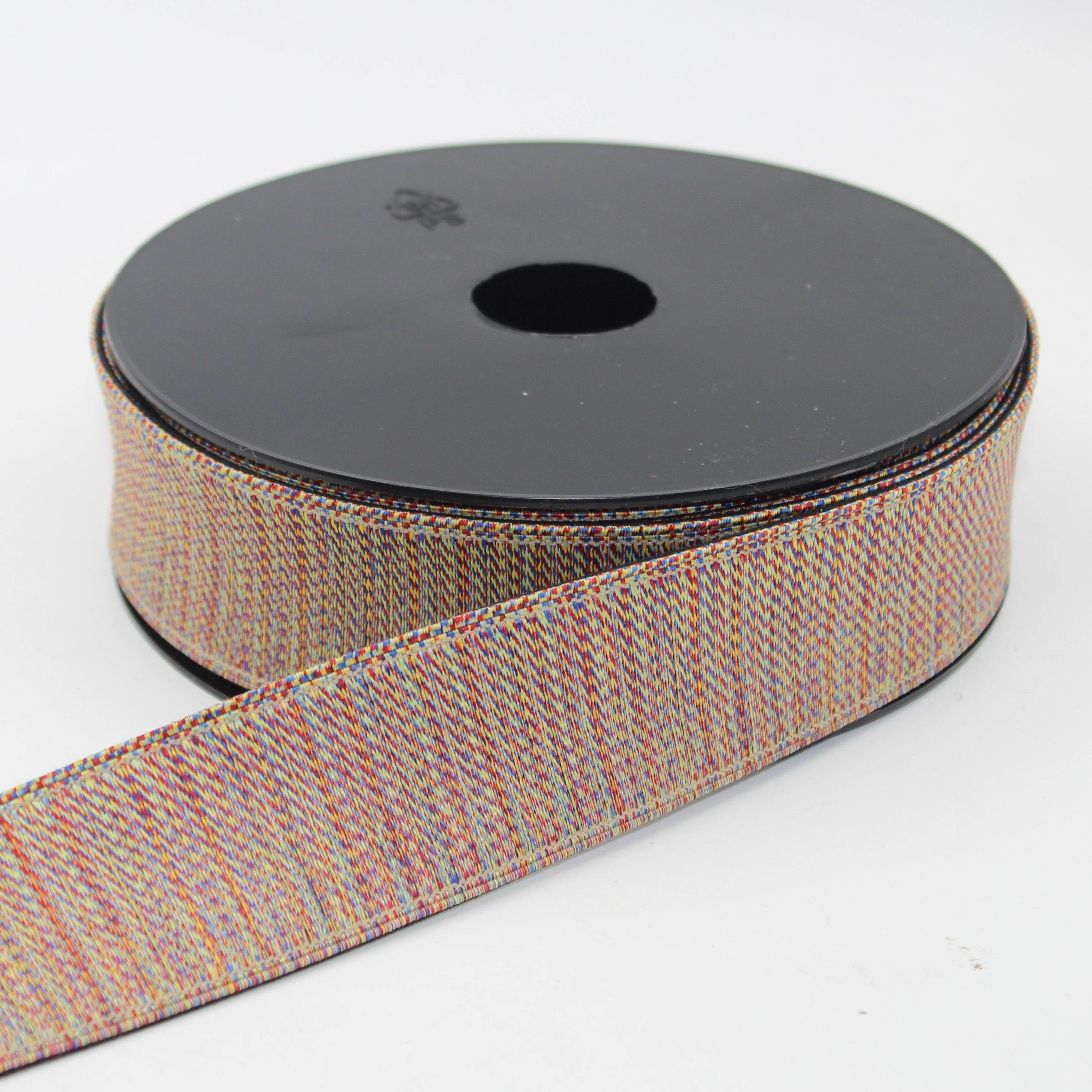 5 meter Colourful Chiné Elastic 40mm #ELA3605 - ACCESSOIRES LEDUC BV