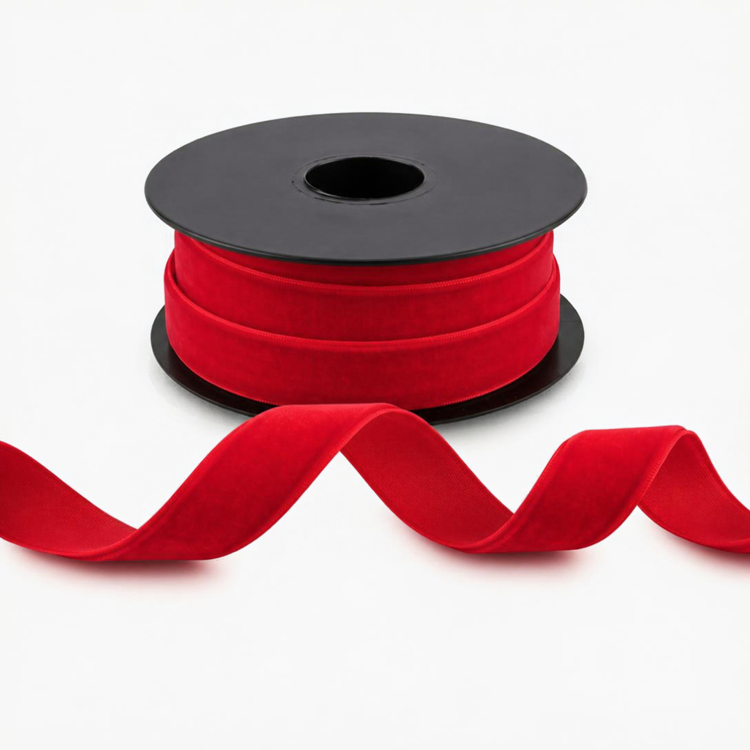 Nastro di velluto di alta qualità, 10m, 10mm–50mm, poliestere #VEL1510