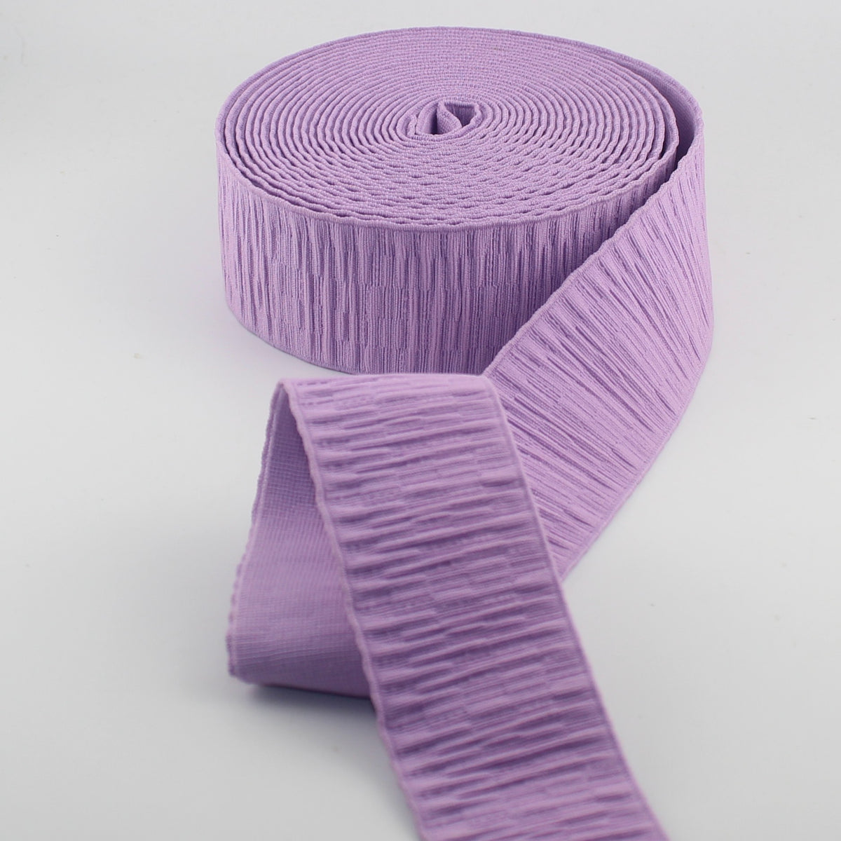 5 meter 40mm Flat Woven Elastic with Pleated Effect – Multiple Colours - ELA3618