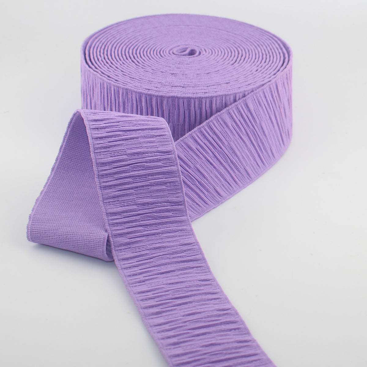 5 meter 40mm Flat Woven Elastic with Pleated Effect – Multiple Colours - ELA3618