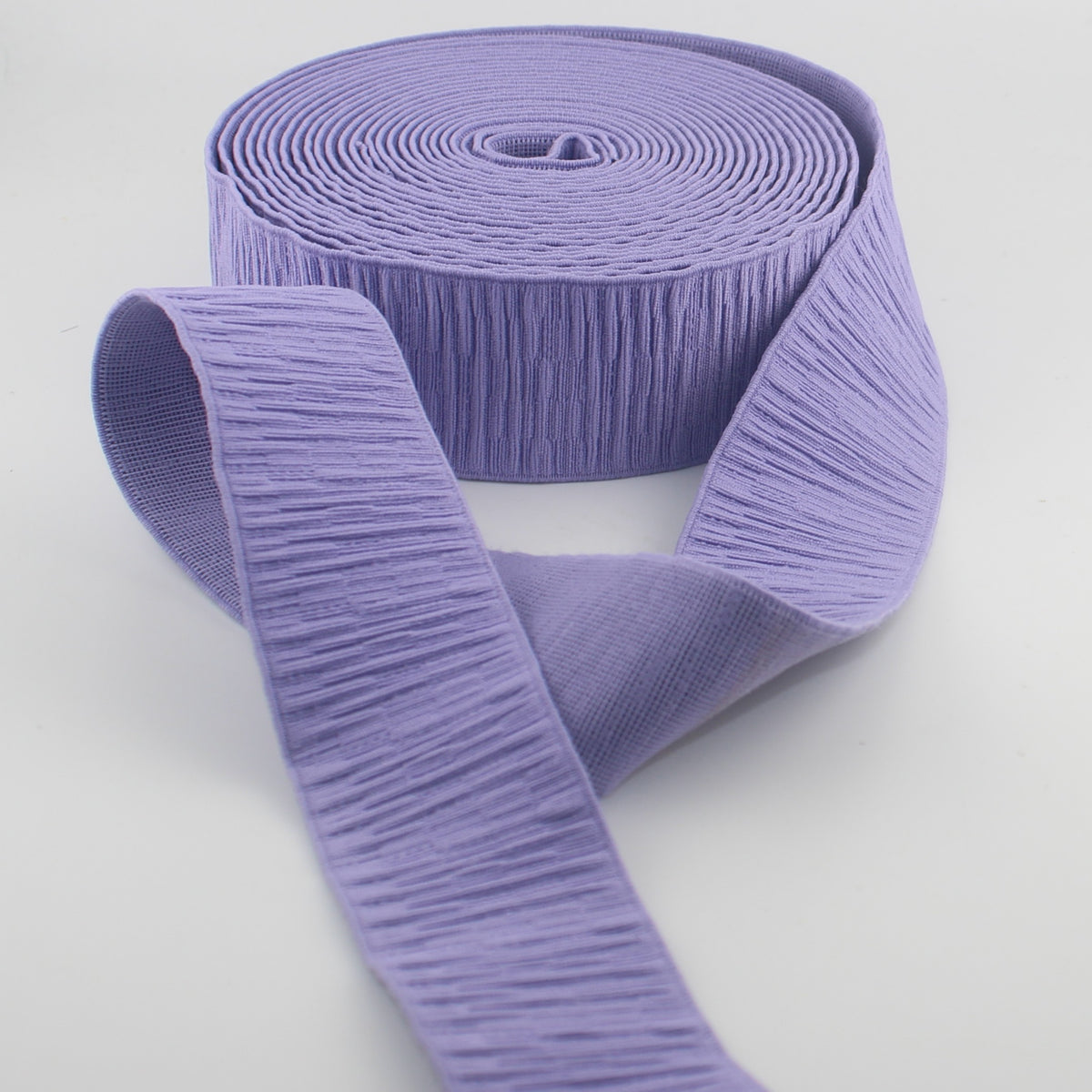 5 meter 40mm Flat Woven Elastic with Pleated Effect – Multiple Colours - ELA3618
