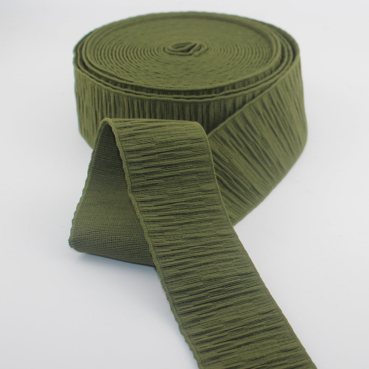 5 meter 40mm Flat Woven Elastic with Pleated Effect – Multiple Colours - ELA3618