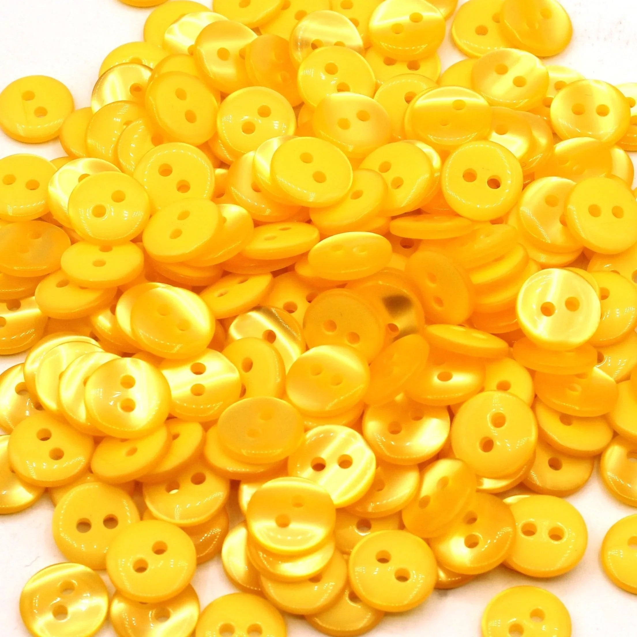 50 pieces 11mm - 2 Holes Polyester Button for Blouses (18") - (KP2 105 18") - ACCESSOIRES LEDUC BV