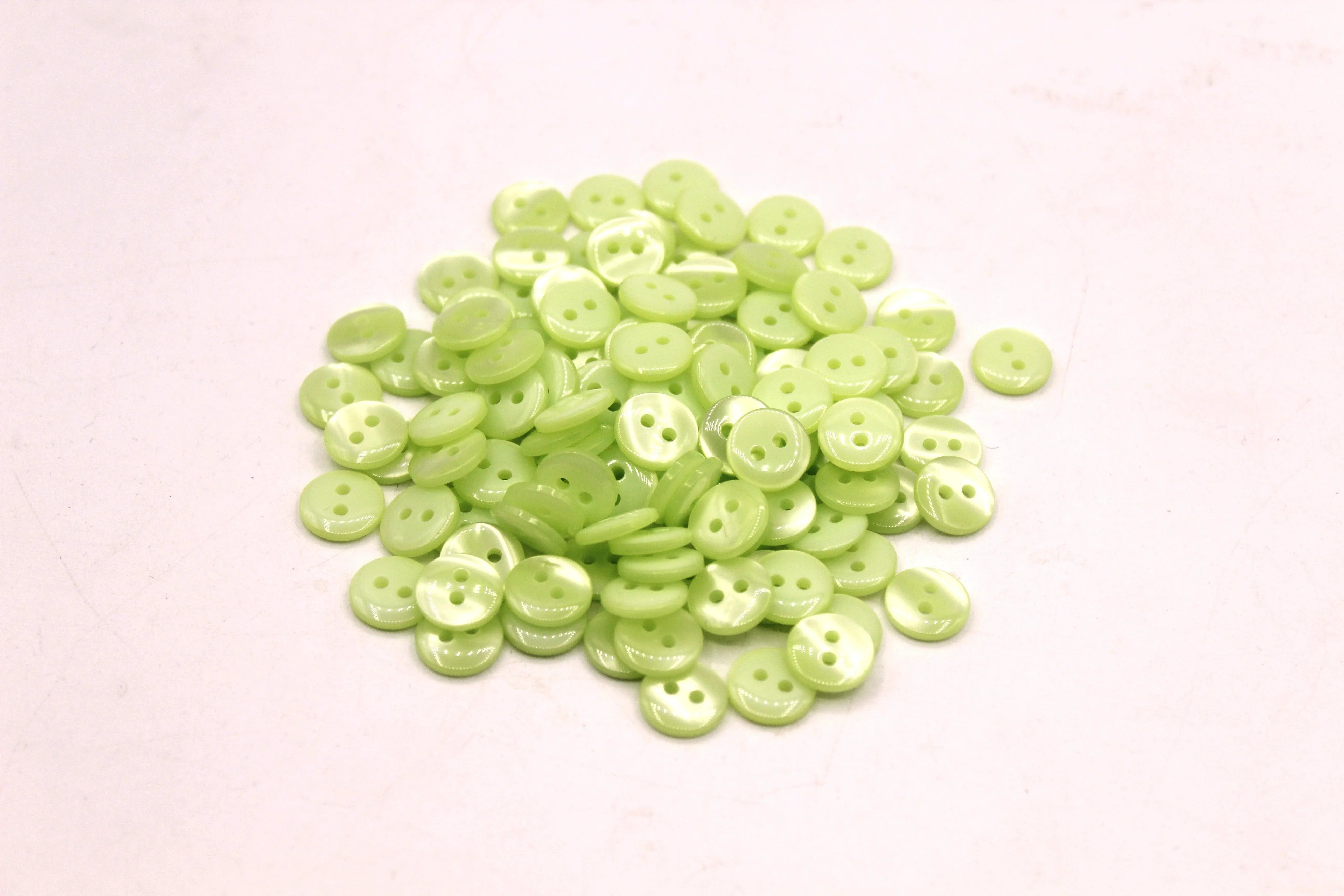 50 pieces 11mm - 2 Holes Polyester Button for Blouses (18") - (KP2 105 18") - ACCESSOIRES LEDUC BV