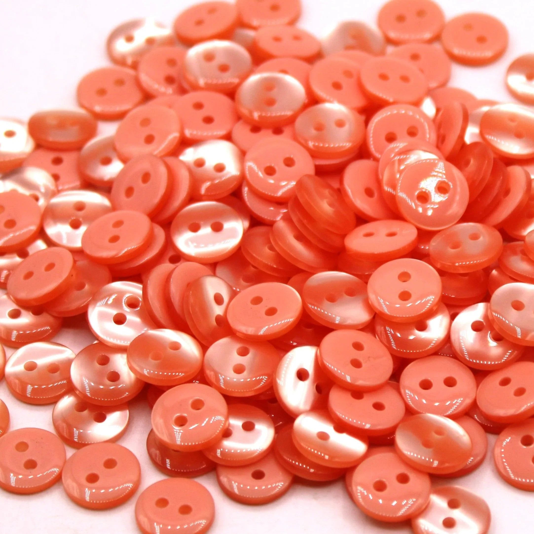 50 pieces 11mm - 2 Holes Polyester Button for Blouses (18") - (KP2 105 18") - ACCESSOIRES LEDUC BV