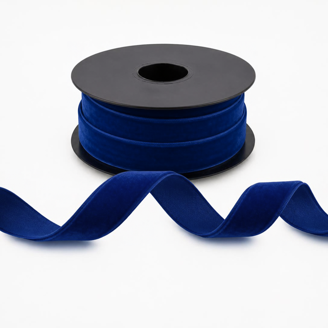 Nastro di velluto di alta qualità, 10m, 10mm–50mm, poliestere #VEL1510