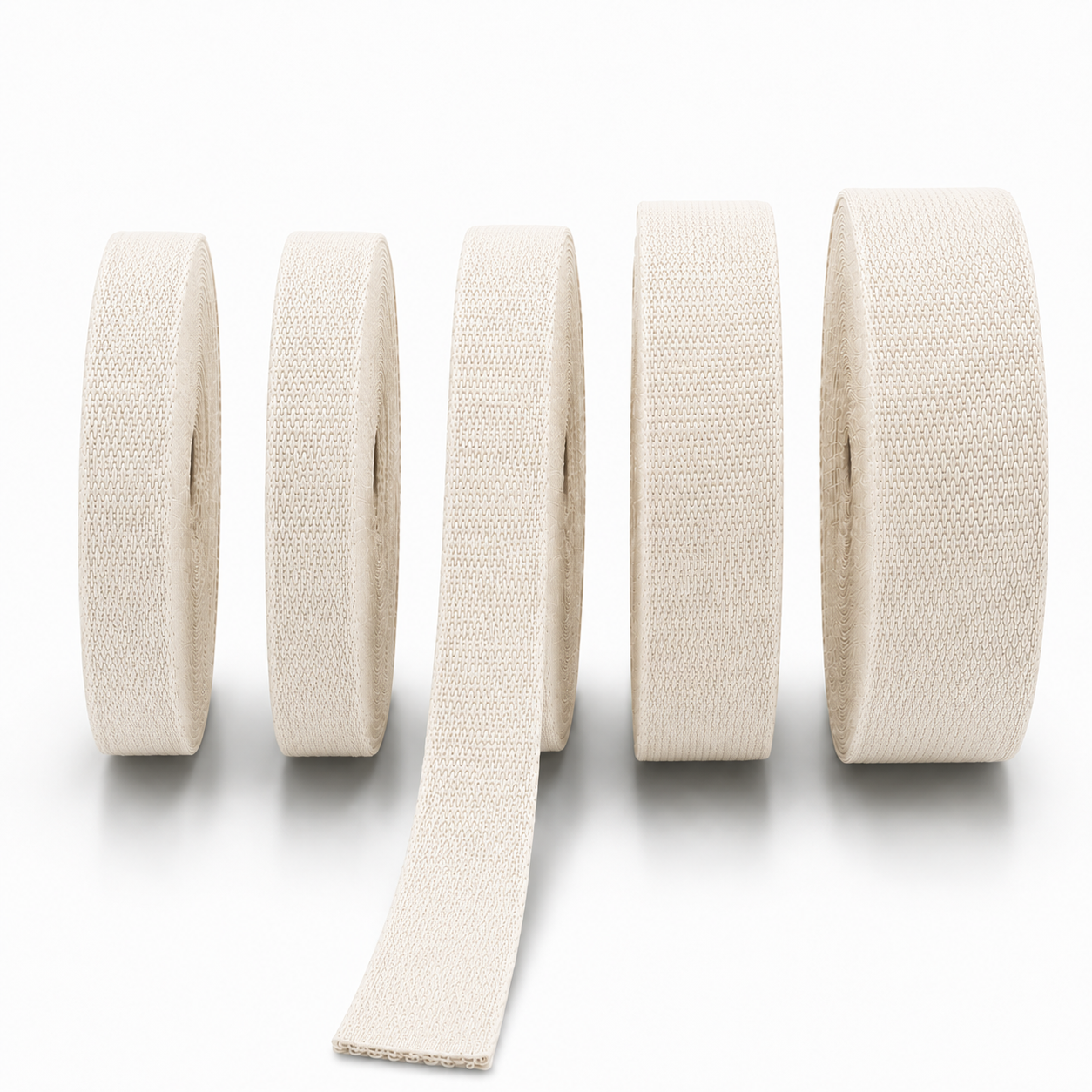 Baumwollgurtband 20 mm–50 mm für Taschen, Gürtel und Nähprojekte
