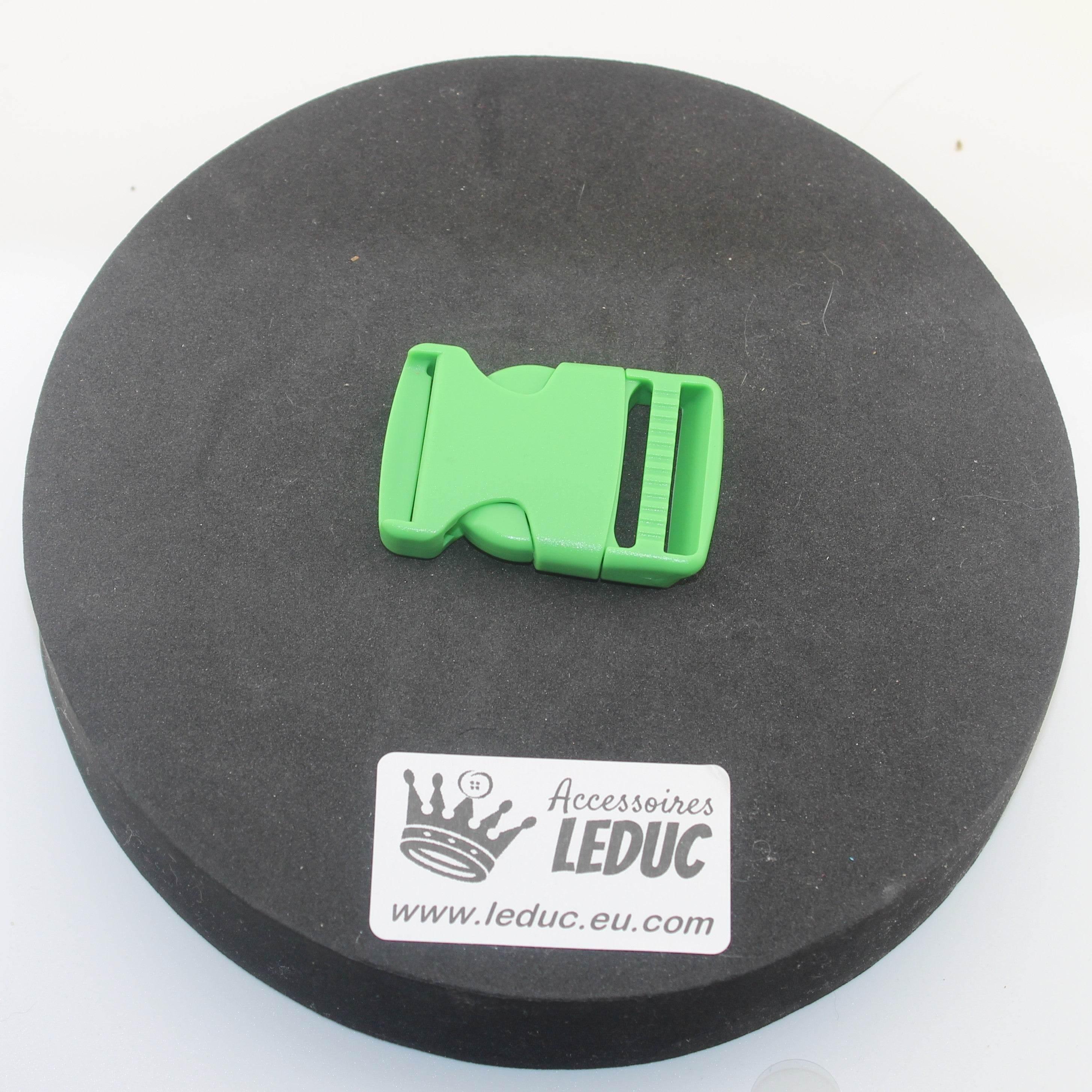 Coloured Buckle, fits size 30mm, available in Many Colours, in Sliding Loop or Clipsable Buckle versions - ACCESSOIRES LEDUC BV