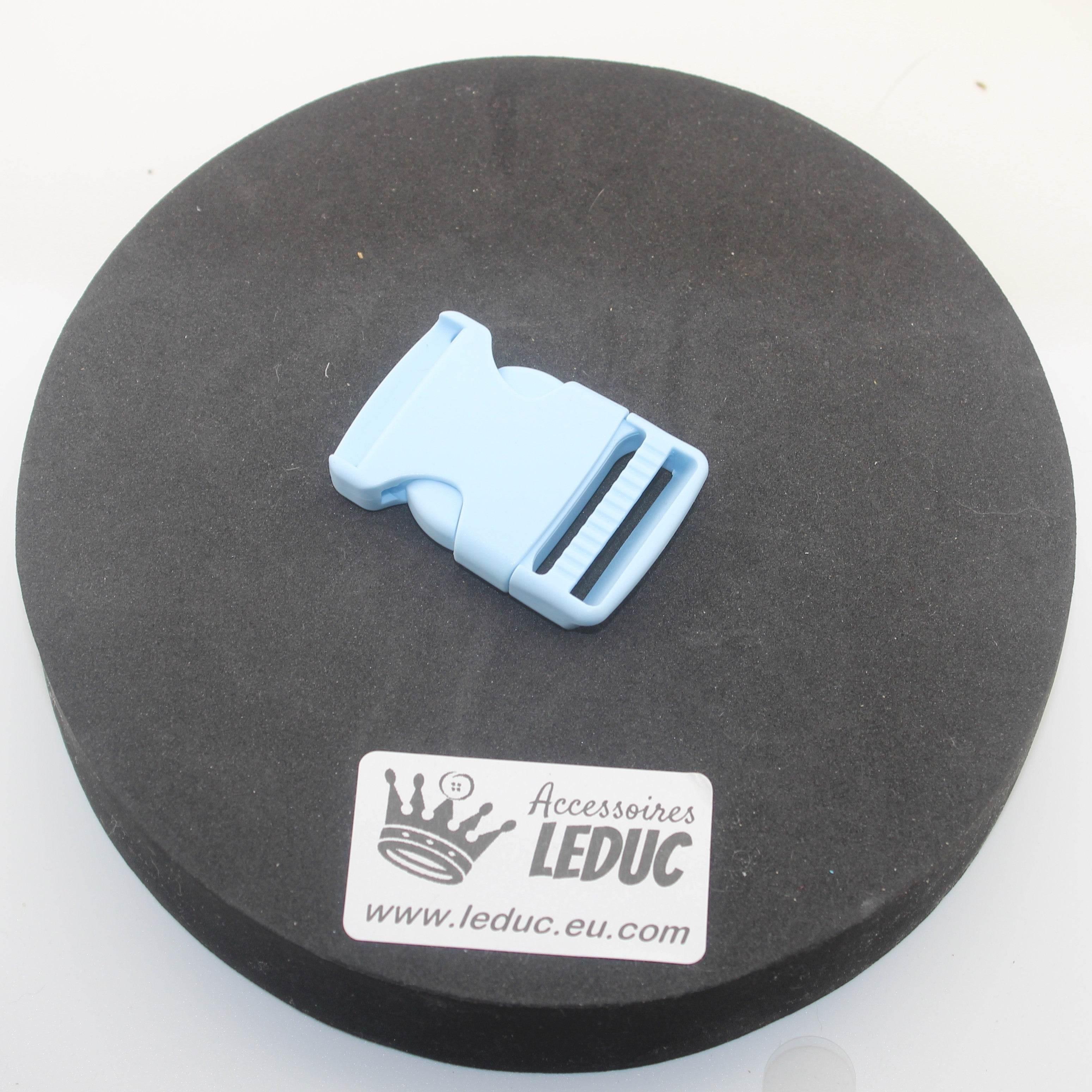 Coloured Buckle, fits size 30mm, available in Many Colours, in Sliding Loop or Clipsable Buckle versions - ACCESSOIRES LEDUC BV