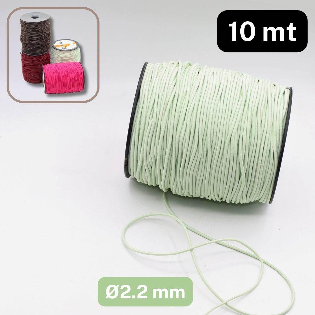 10 meters 2.2mm Elastic Cord in Colour - ACCESSOIRES LEDUC BV