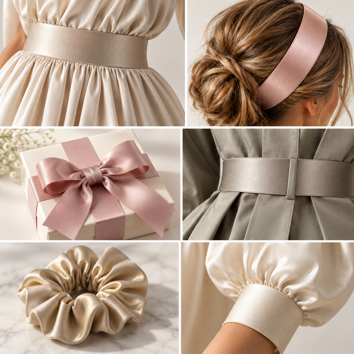 5 meter 38mm Satin Elastic Ribbon – Soft, Elegant & Luxurious ELA3619