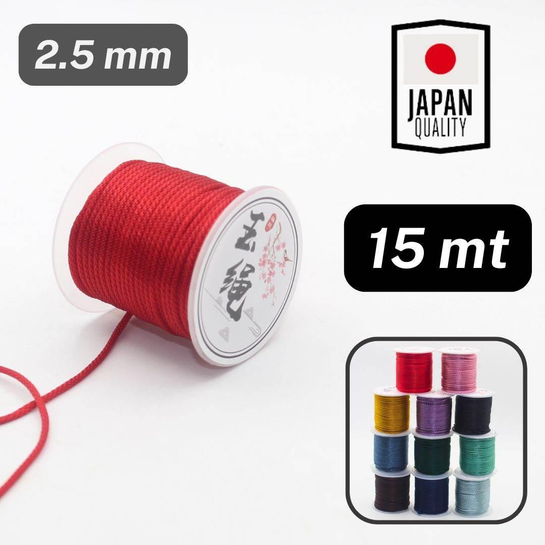 Roll of 15 meters Extra Strong Cord 2.5mm Japanese Quality - ACCESSOIRES LEDUC BV