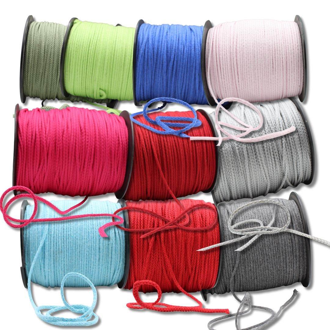 200 Meters Cord 5 mm in Nylon or Polyester - ACCESSOIRES LEDUC BV
