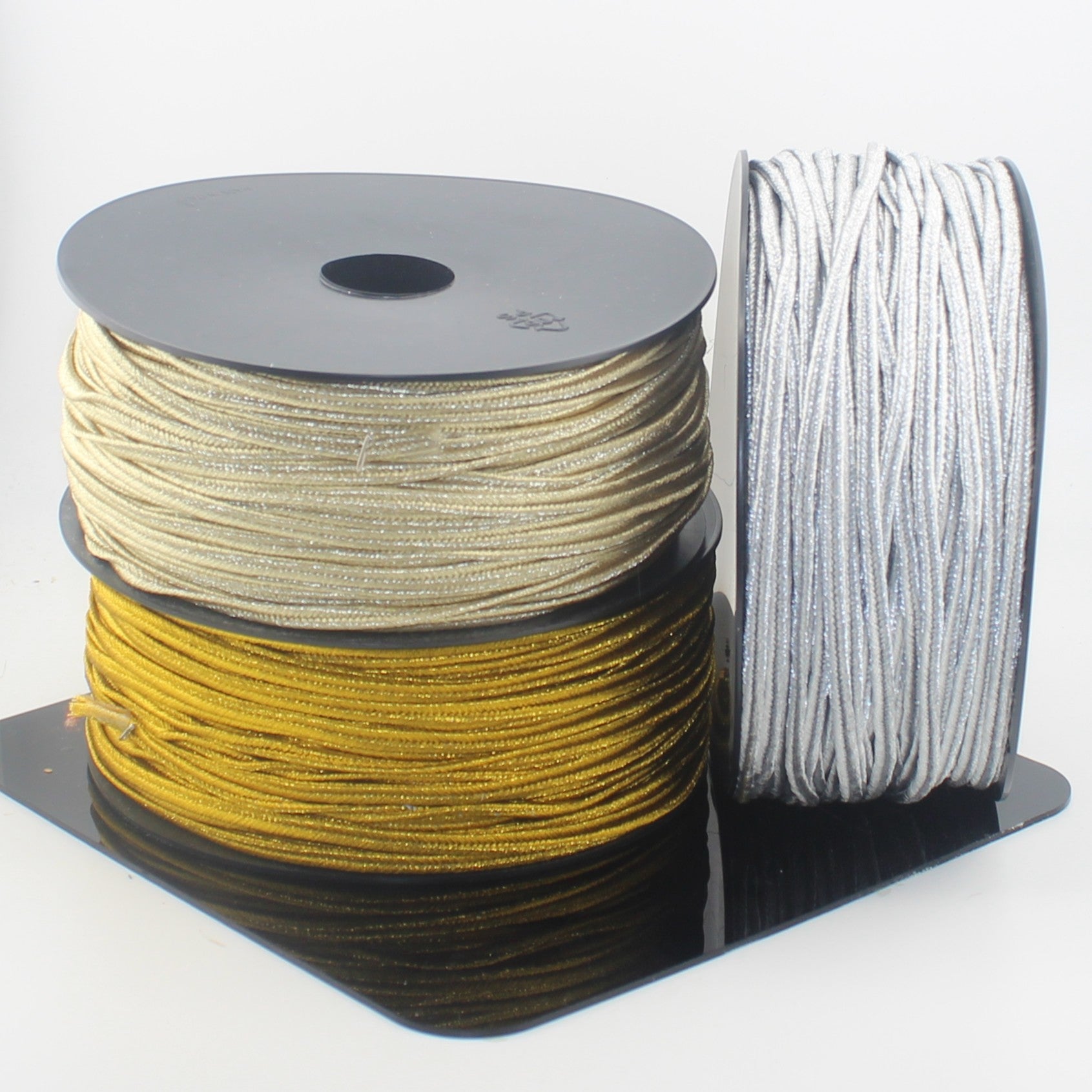 Metallischer Lurex-Soutachebesatz, 10 m