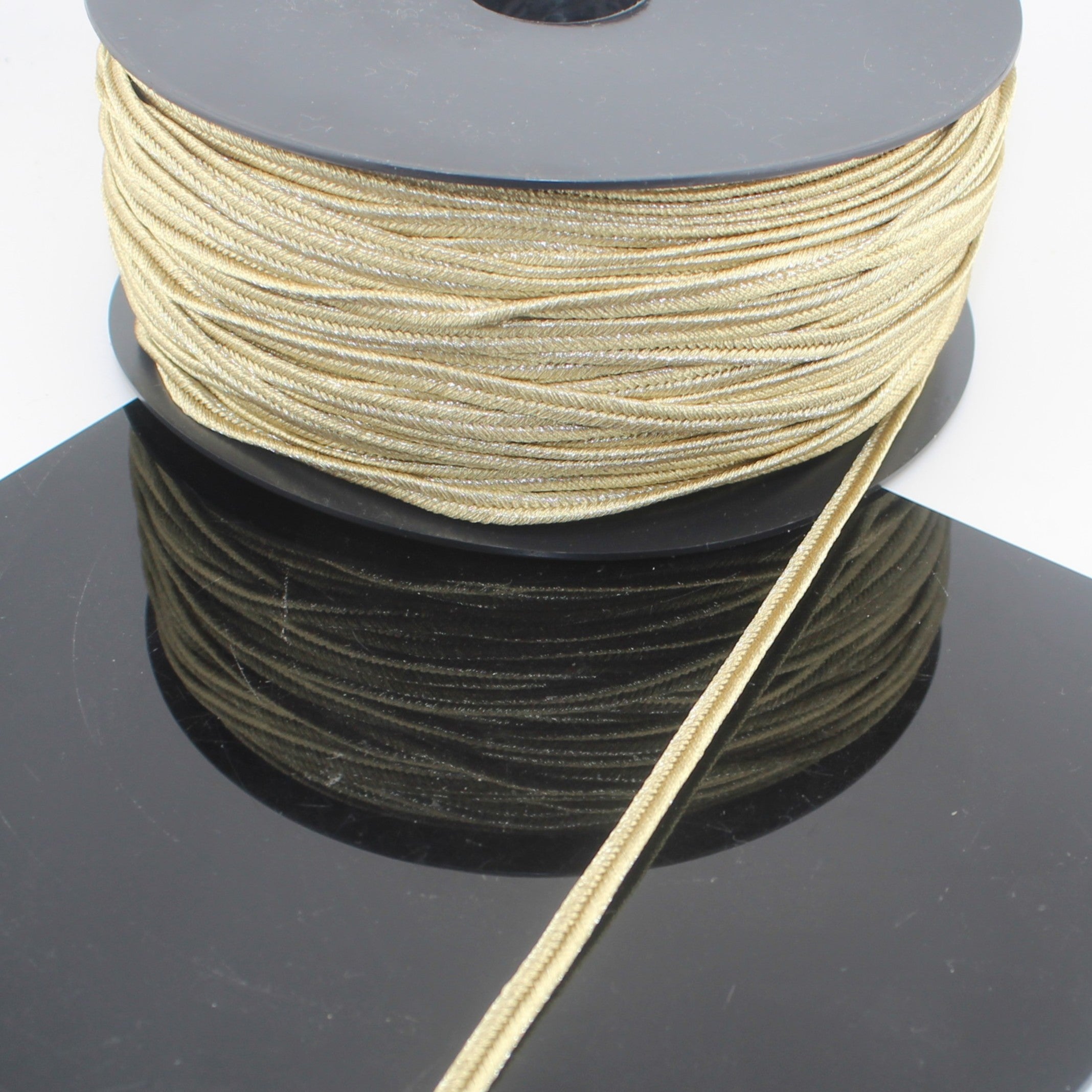 Metallischer Lurex-Soutachebesatz, 10 m