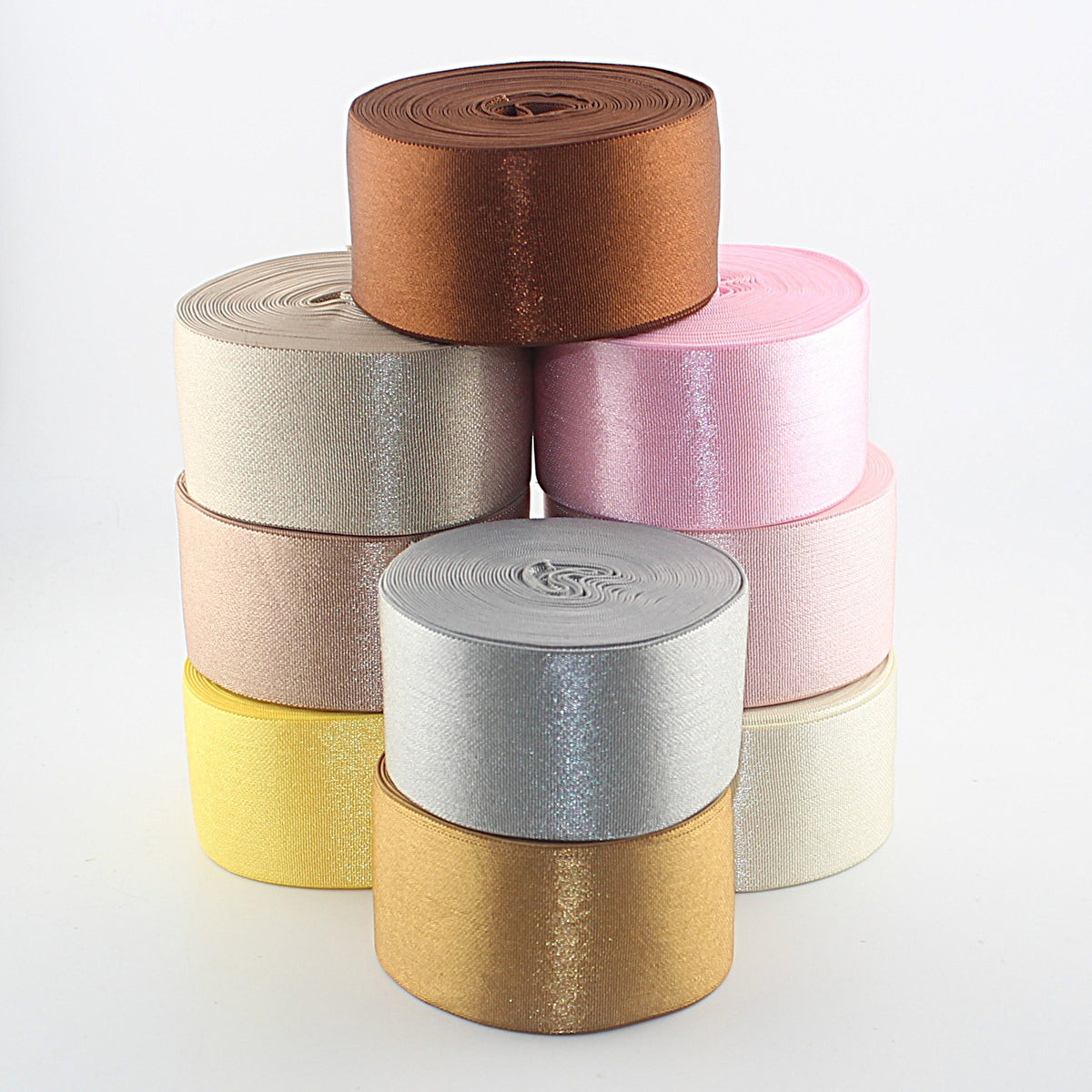 5 meter 38mm Satin Elastic Ribbon – Soft, Elegant & Luxurious ELA3619