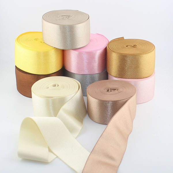 5 meter 38mm Satin Elastic Ribbon – Soft, Elegant & Luxurious ELA3619