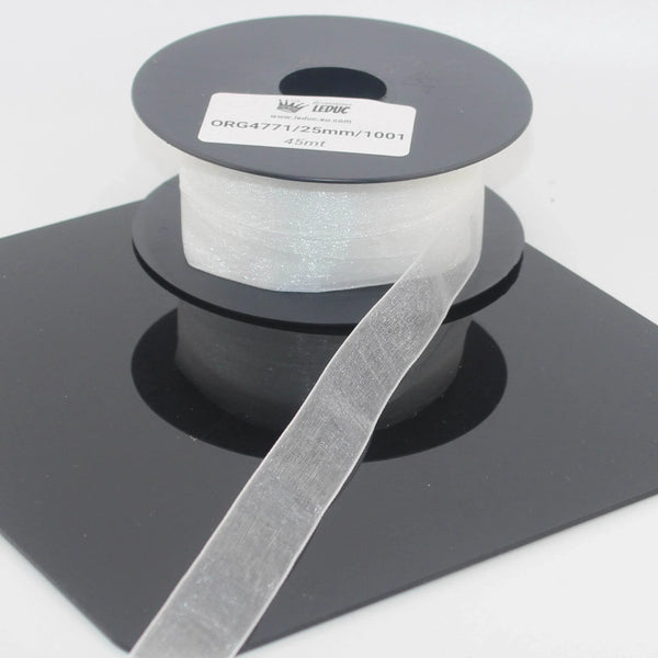 45 meters Organza Ribbon available in 20mm or 40mm ref #ORG4771 - ACCESSOIRES LEDUC BV