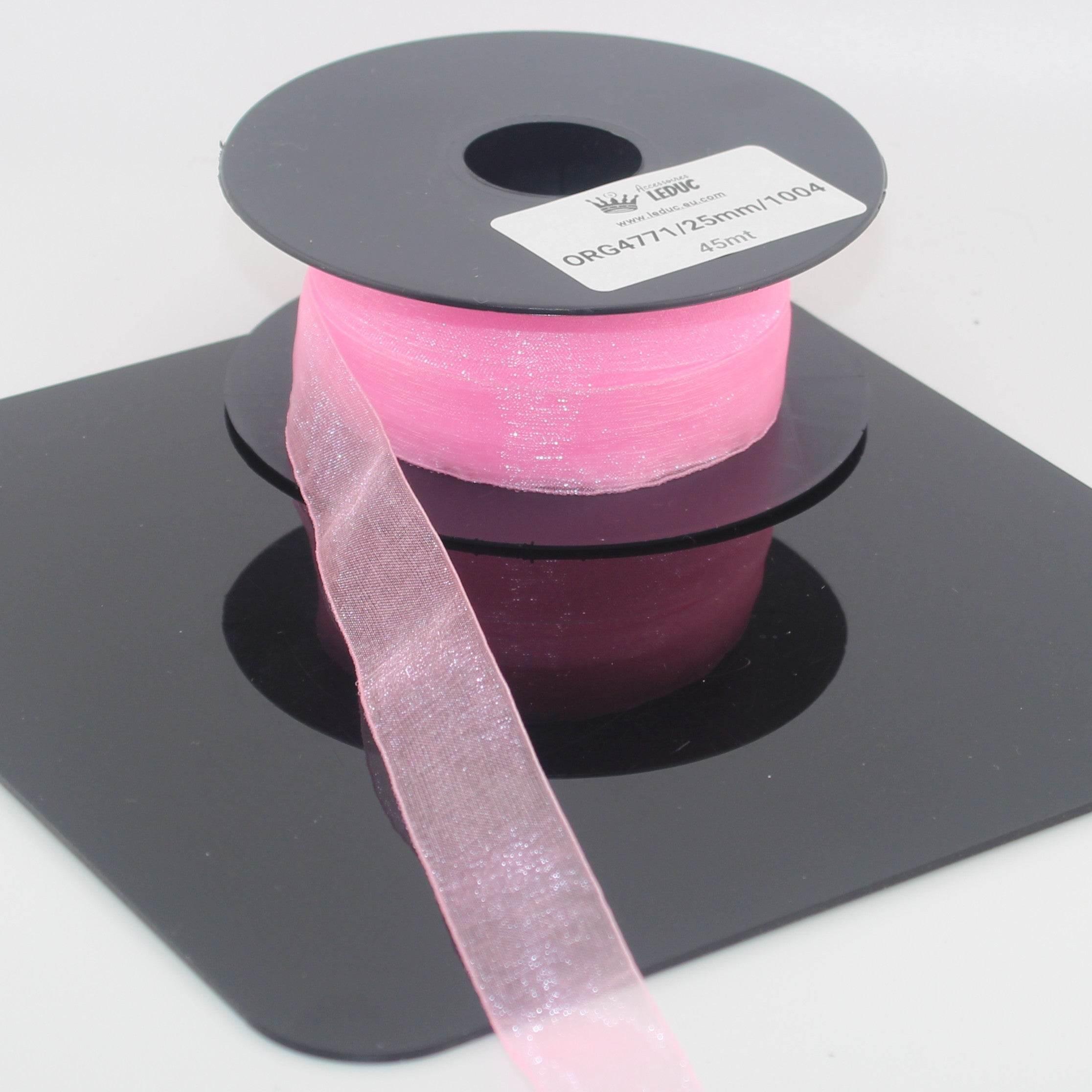 45 meters Organza Ribbon available in 20mm or 40mm ref #ORG4771 - ACCESSOIRES LEDUC BV