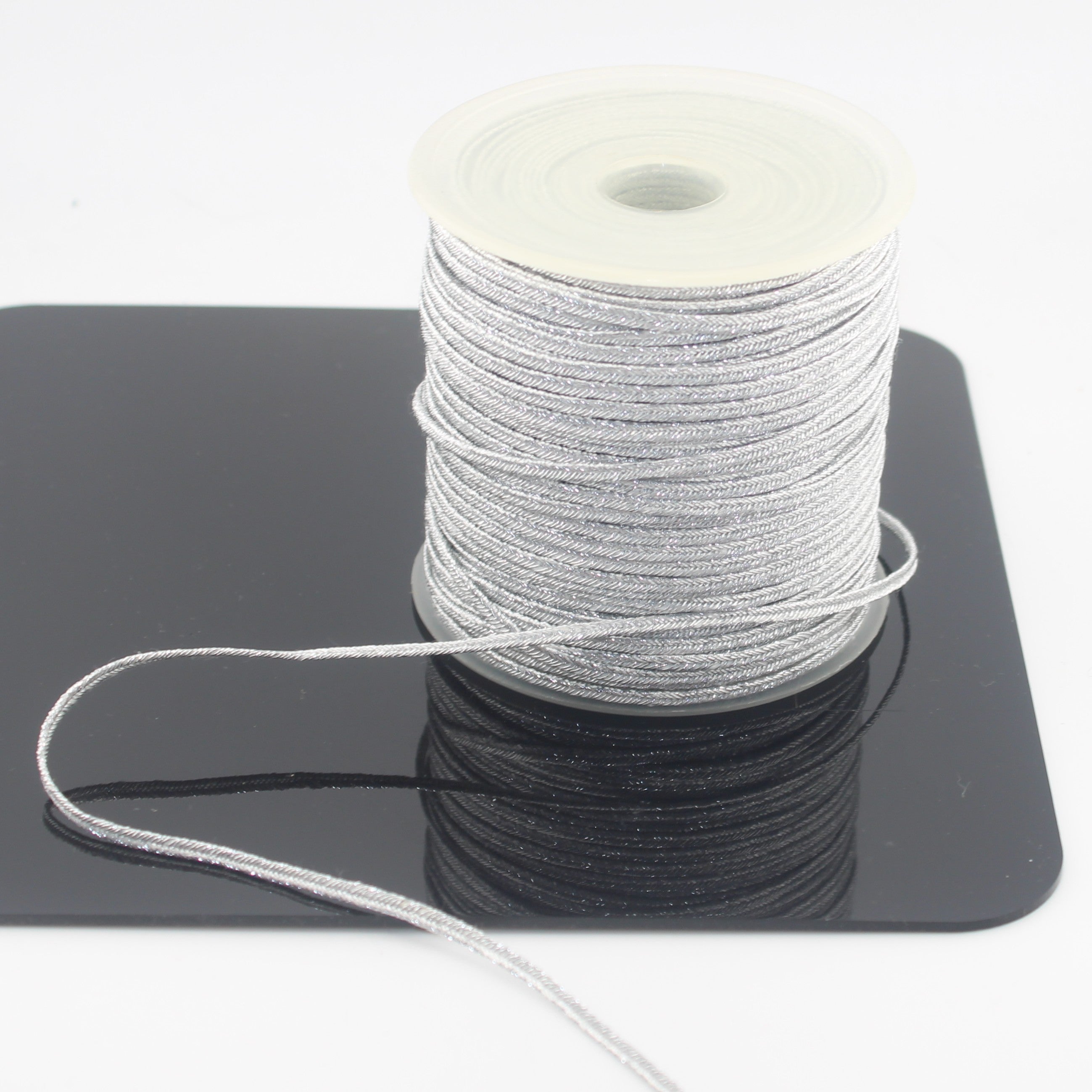 Metallischer Lurex-Soutachebesatz, 10 m