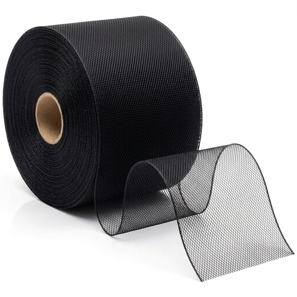 10 meter Horsehair Braid Tape for Dressmaking, Black White or Offwhite; Hem Support and Structured Garments 20 - 100 mm