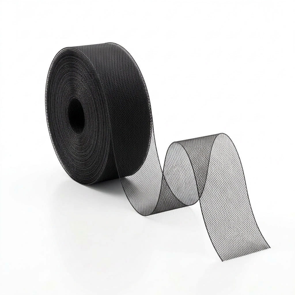 10 meter Horsehair Braid Tape for Dressmaking, Black White or Offwhite; Hem Support and Structured Garments 20 - 100 mm