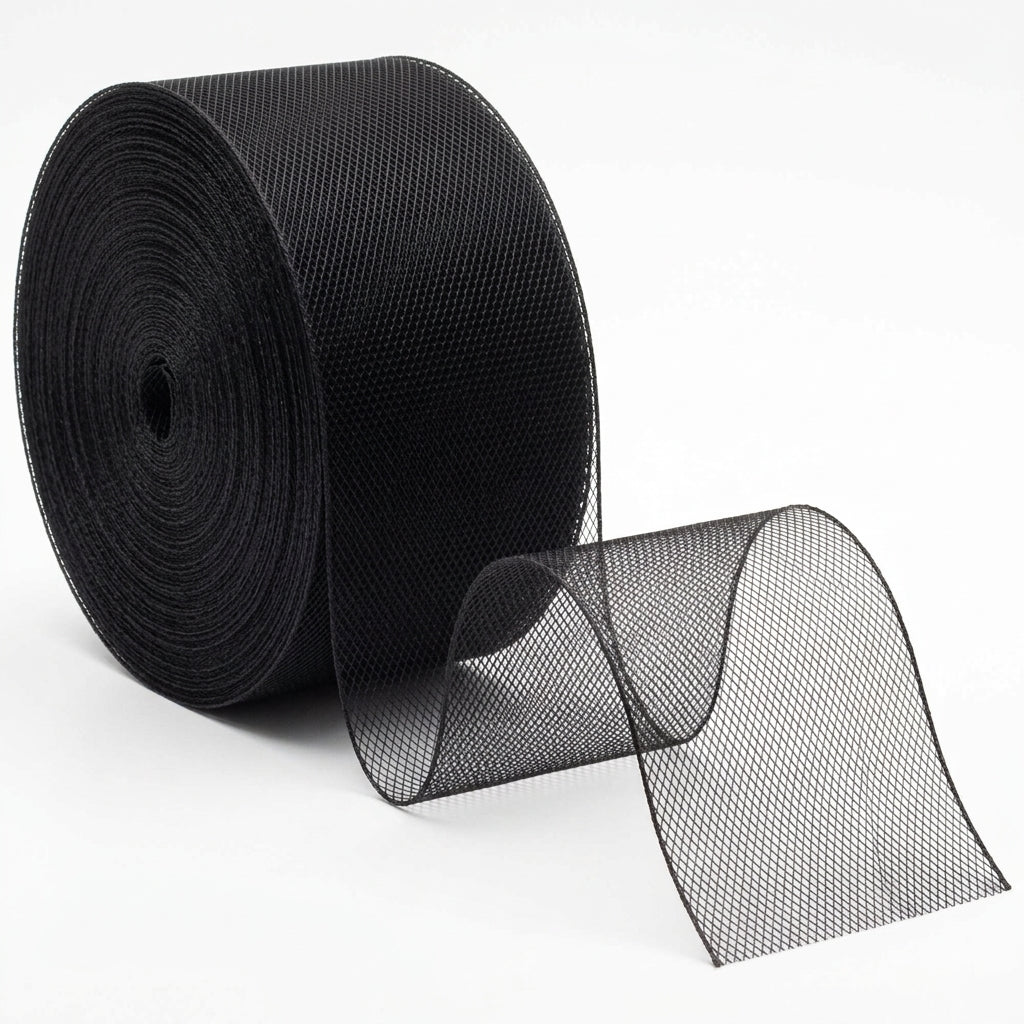 10 meter Horsehair Braid Tape for Dressmaking, Black White or Offwhite; Hem Support and Structured Garments 20 - 100 mm