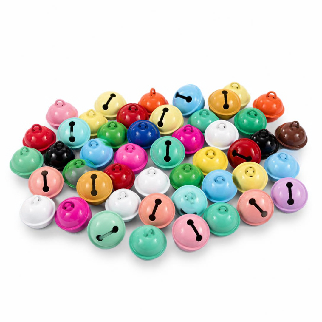 Sewing Colourful Jingle Bells 14mm & 22mm – 20 pcs - Mixed & Solid Colours