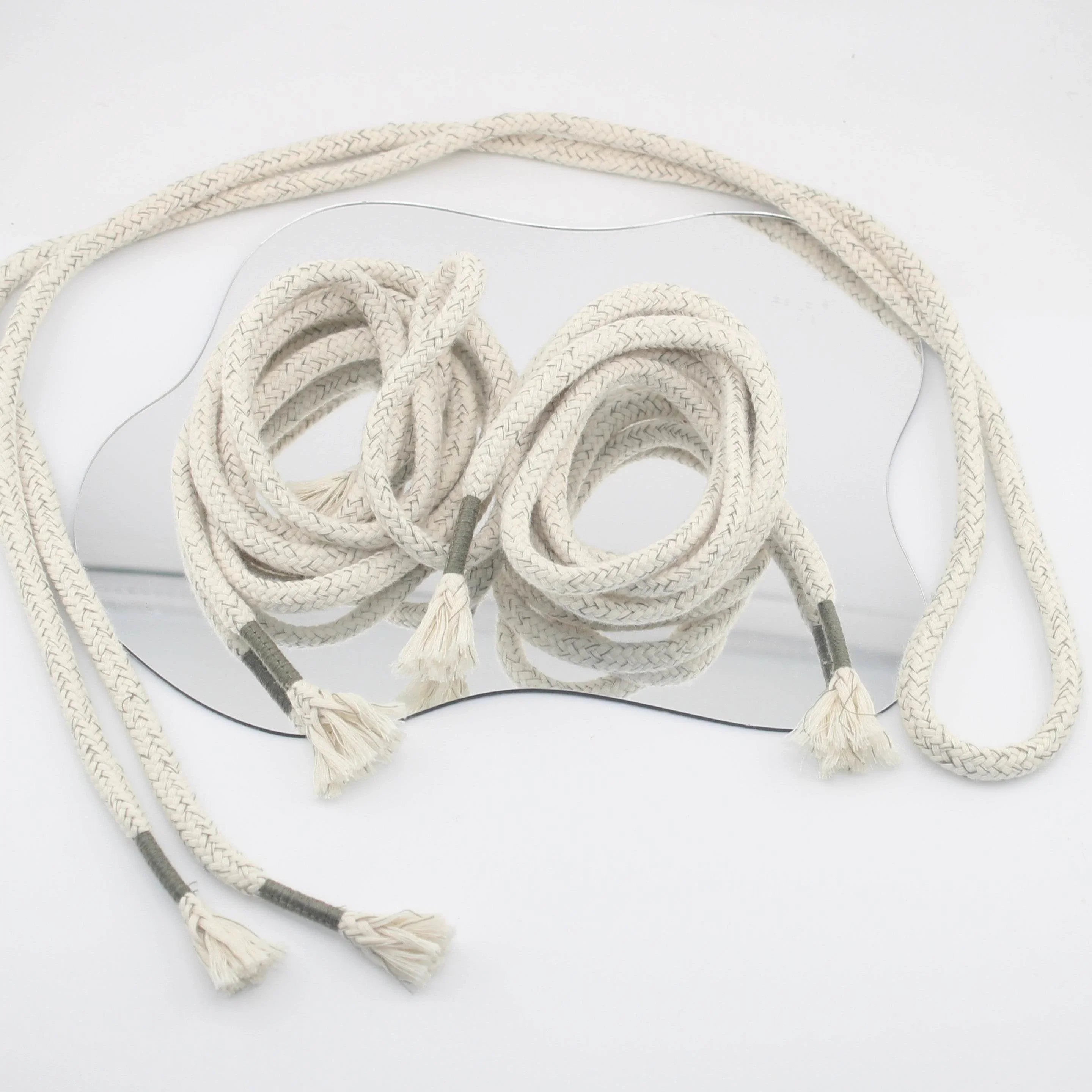 1 piece, 130cm / Ø7MM / Sweater / Trousers Cord with Fancy Tassel Cord Ends #COR4006 - ACCESSOIRES LEDUC BV