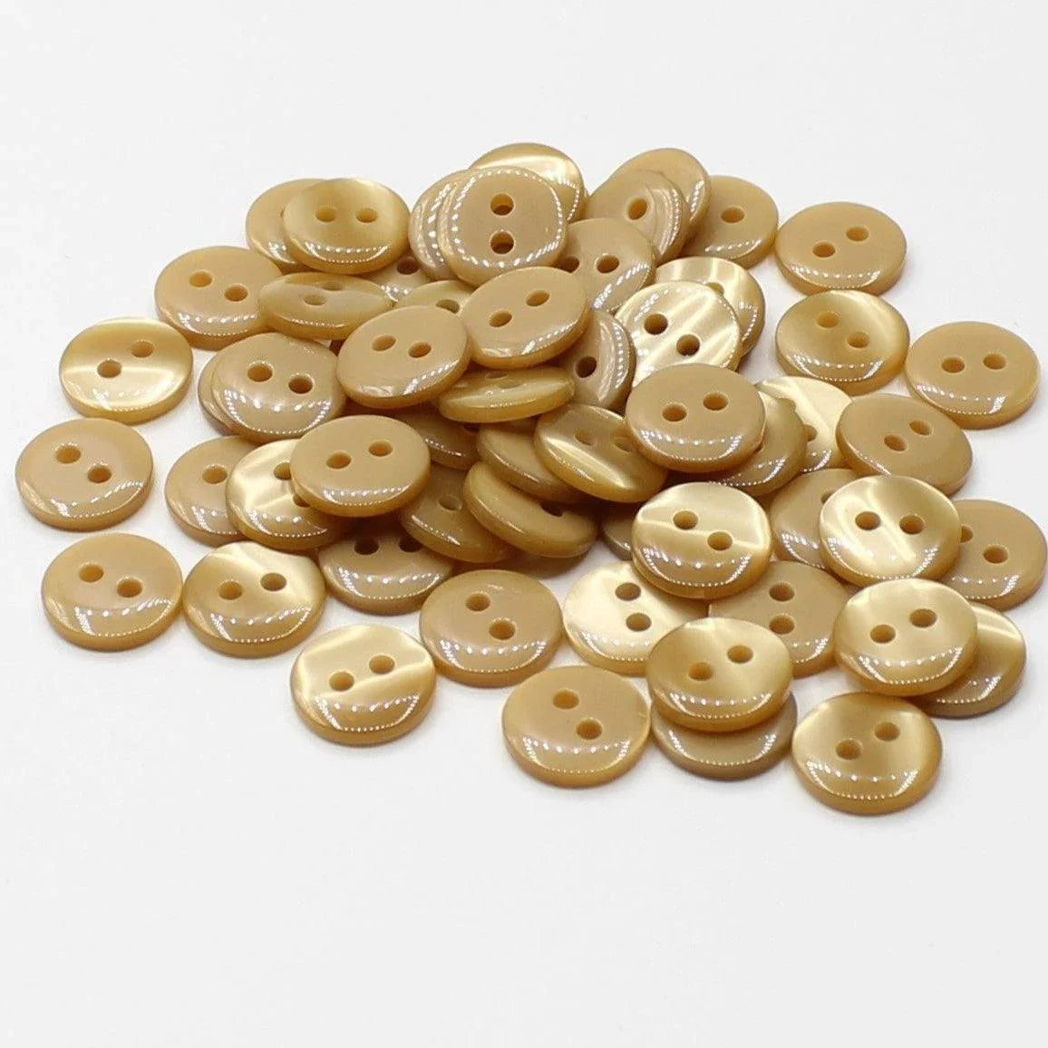 50 pieces 13mm - 2 Holes Polyester Button for Blouses (20") - (KP2 105 20") - ACCESSOIRES LEDUC BV