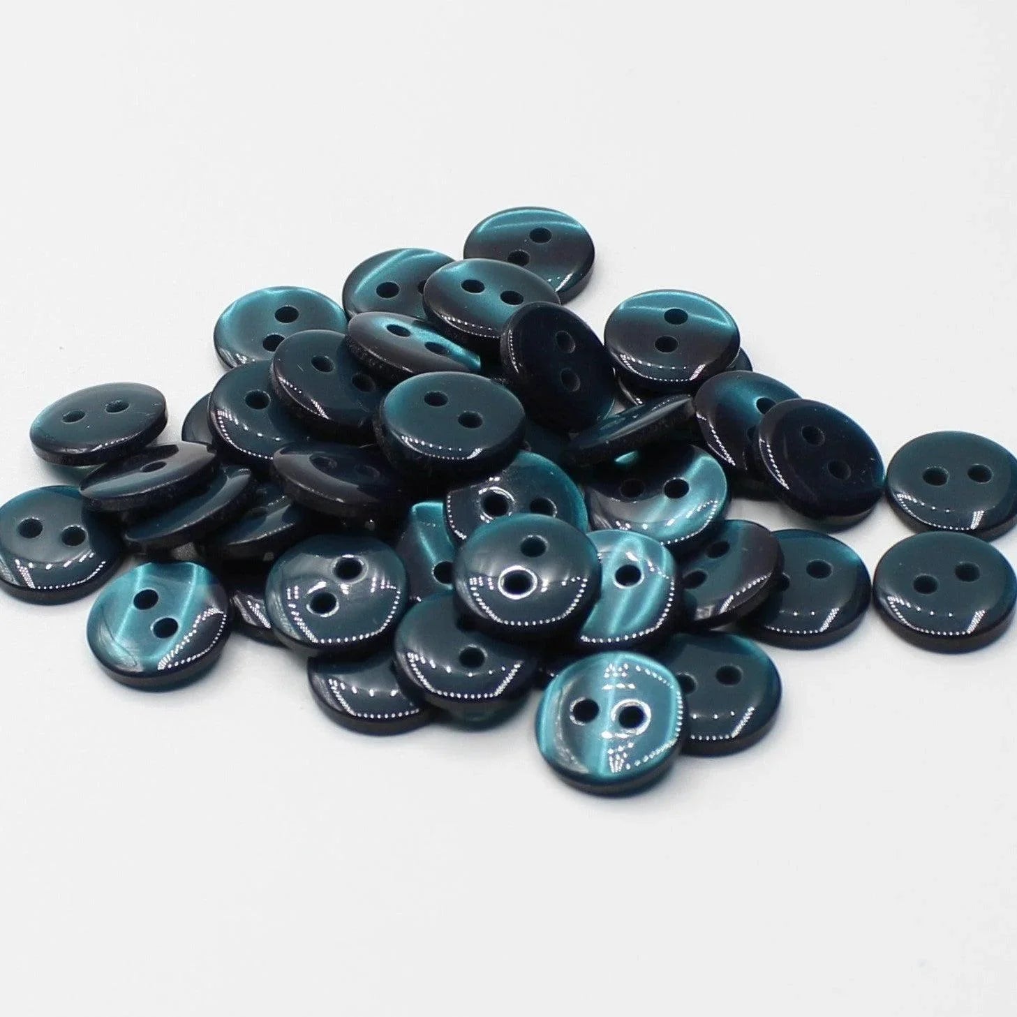 50 pieces 13mm - 2 Holes Polyester Button for Blouses (20") - (KP2 105 20") - ACCESSOIRES LEDUC BV