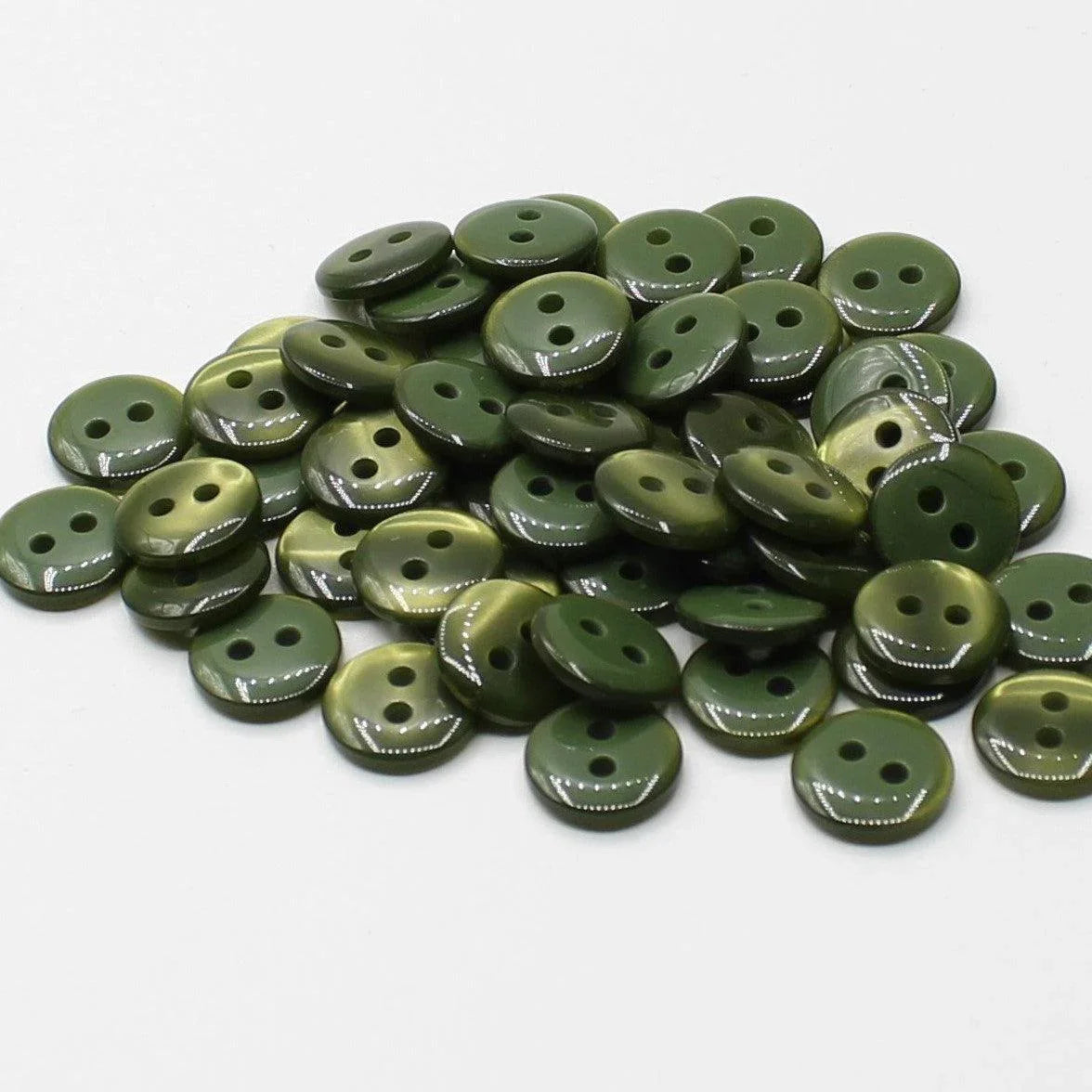 50 pieces 13mm - 2 Holes Polyester Button for Blouses (20") - (KP2 105 20") - ACCESSOIRES LEDUC BV