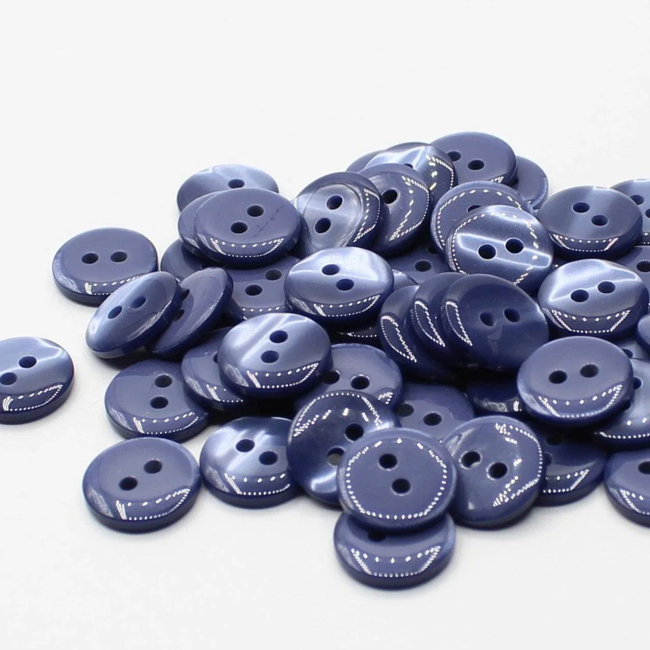 50 pieces 13mm - 2 Holes Polyester Button for Blouses (20") - (KP2 105 20") - ACCESSOIRES LEDUC BV