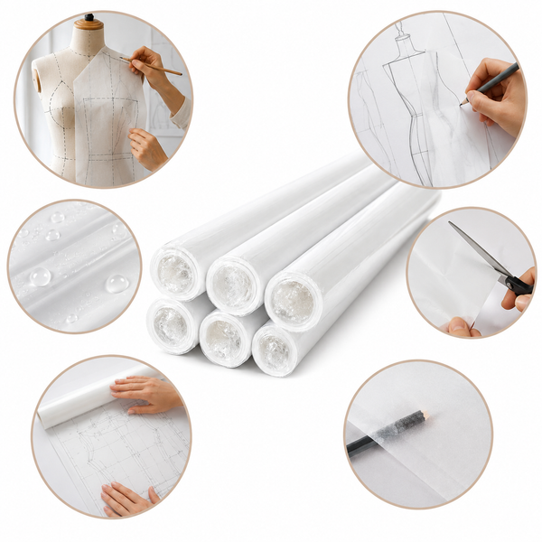 Pattern Paper 30 gsm – 10 m Roll x 100 cm | Tracing Paper PAP1000/1