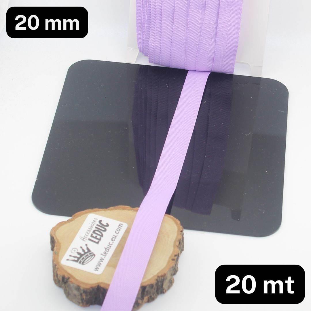 20 meters 20 or 25mm Wide 100% Cotton Herringbone tape (21 colours to chose from!) - ACCESSOIRES LEDUC BV