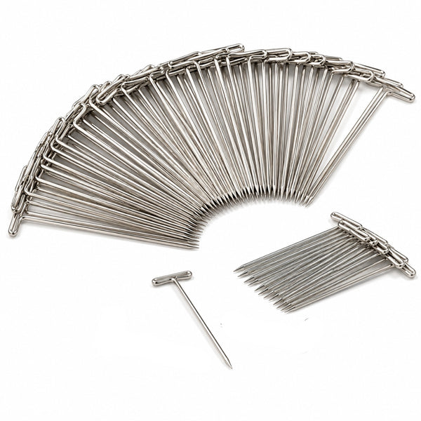 27mm T-Pins for Sewing, Quilting & Blocking – Pack of 500