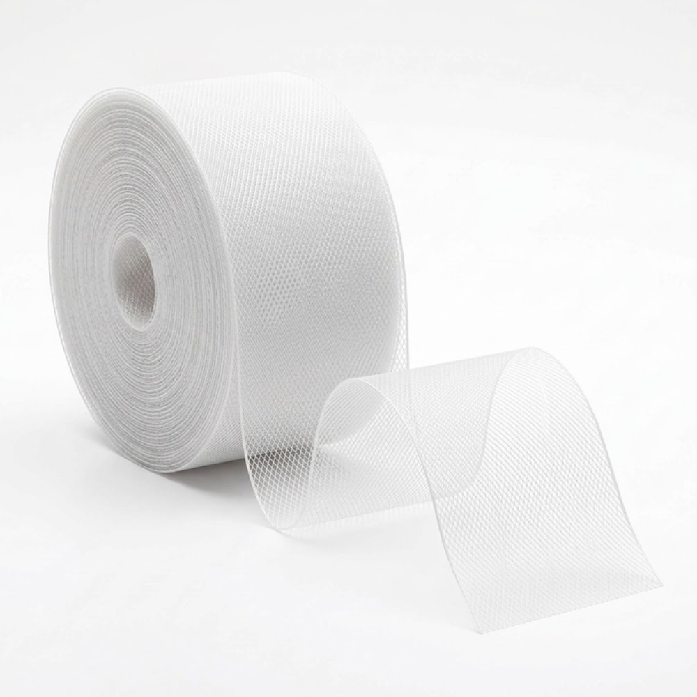 10 meter Horsehair Braid Tape for Dressmaking, Black White or Offwhite; Hem Support and Structured Garments 20 - 100 mm