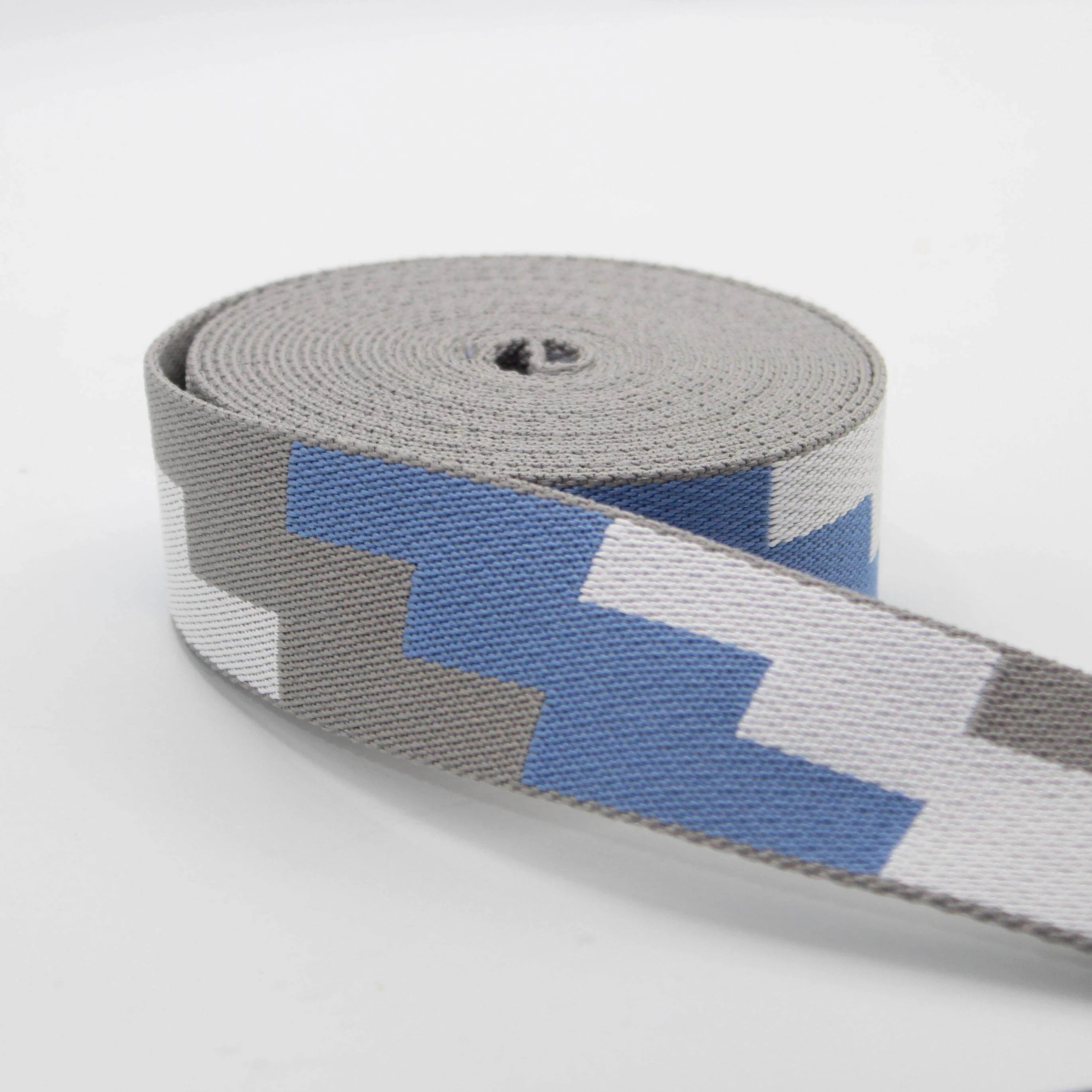 5 Meters 38mm Geometric Webbing #RUB1932 - ACCESSOIRES LEDUC BV