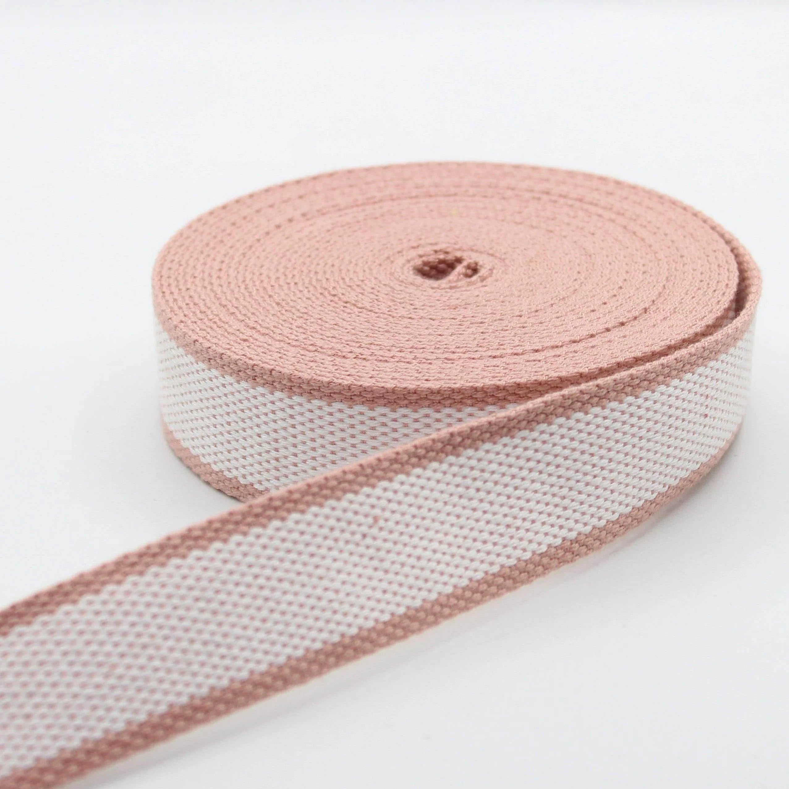 5 meters 30mm Striped Colourful Webbing #RUB1990 - ACCESSOIRES LEDUC BV