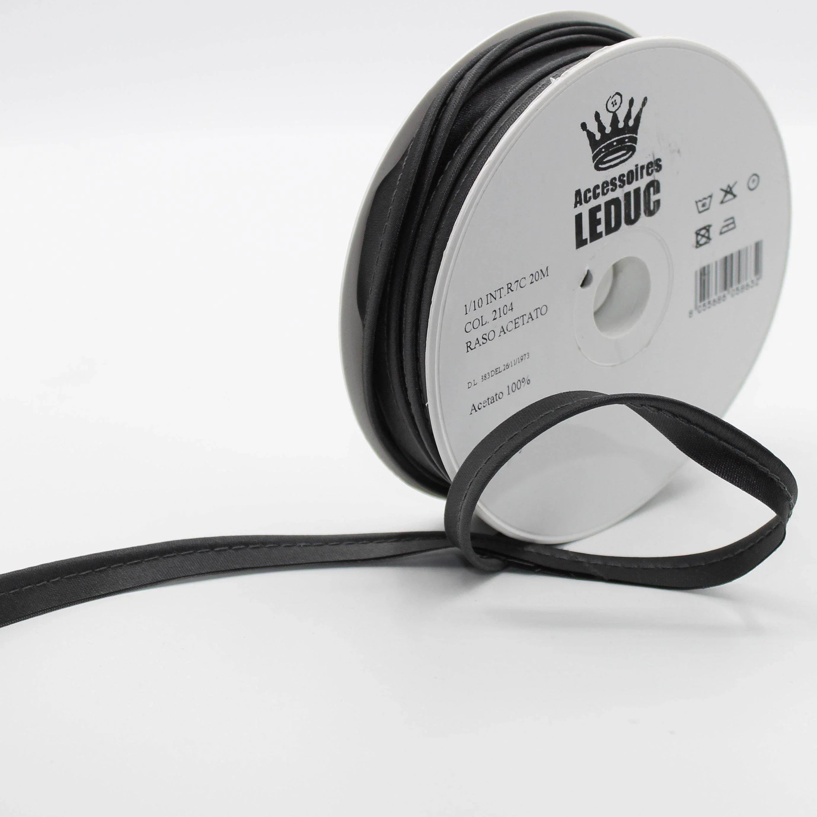 Satin PIPING / 10mm - 8/2 - ACCESSOIRES LEDUC BV