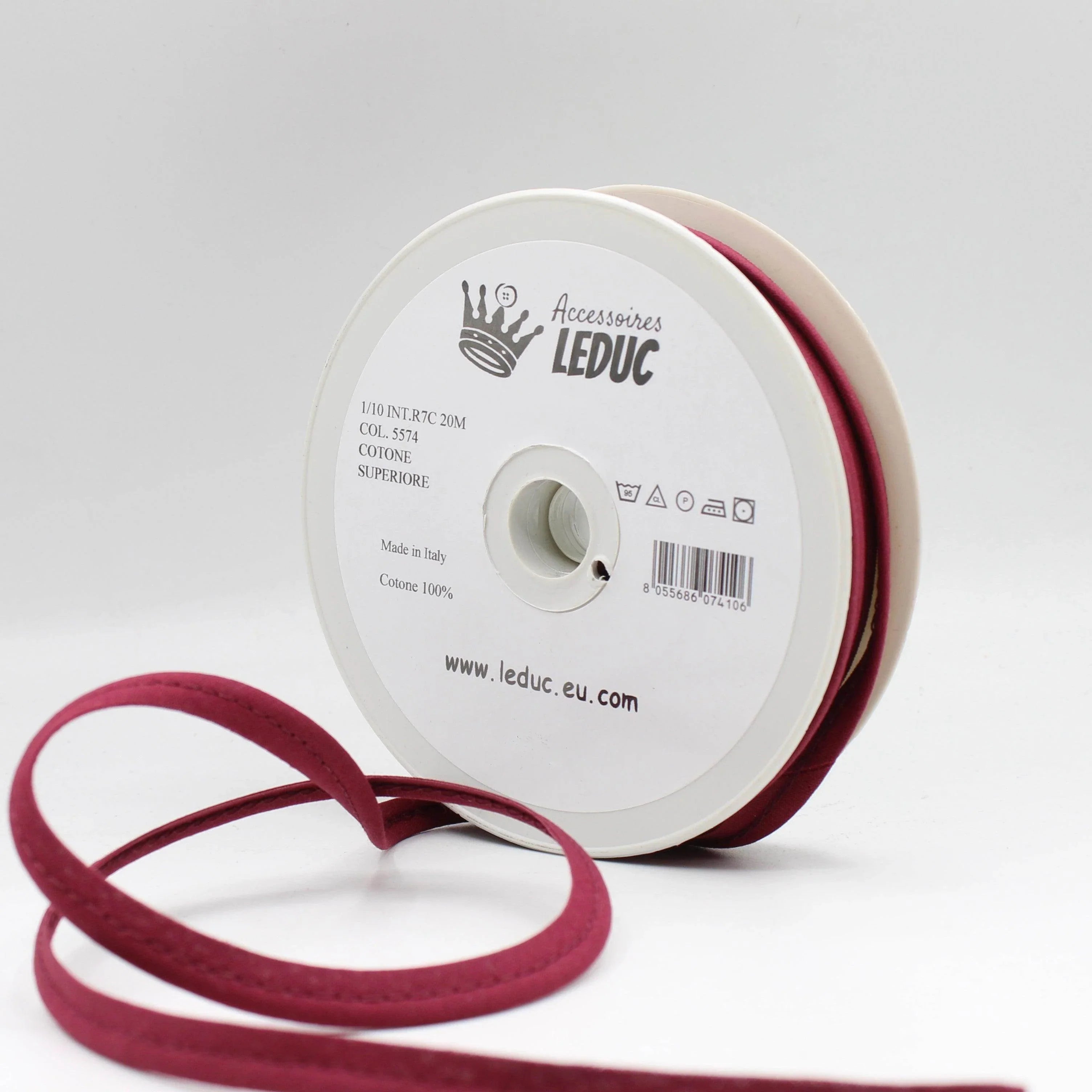 20MT - COTTON PIPING / 10mm (8+2mm) - ACCESSOIRES LEDUC BV