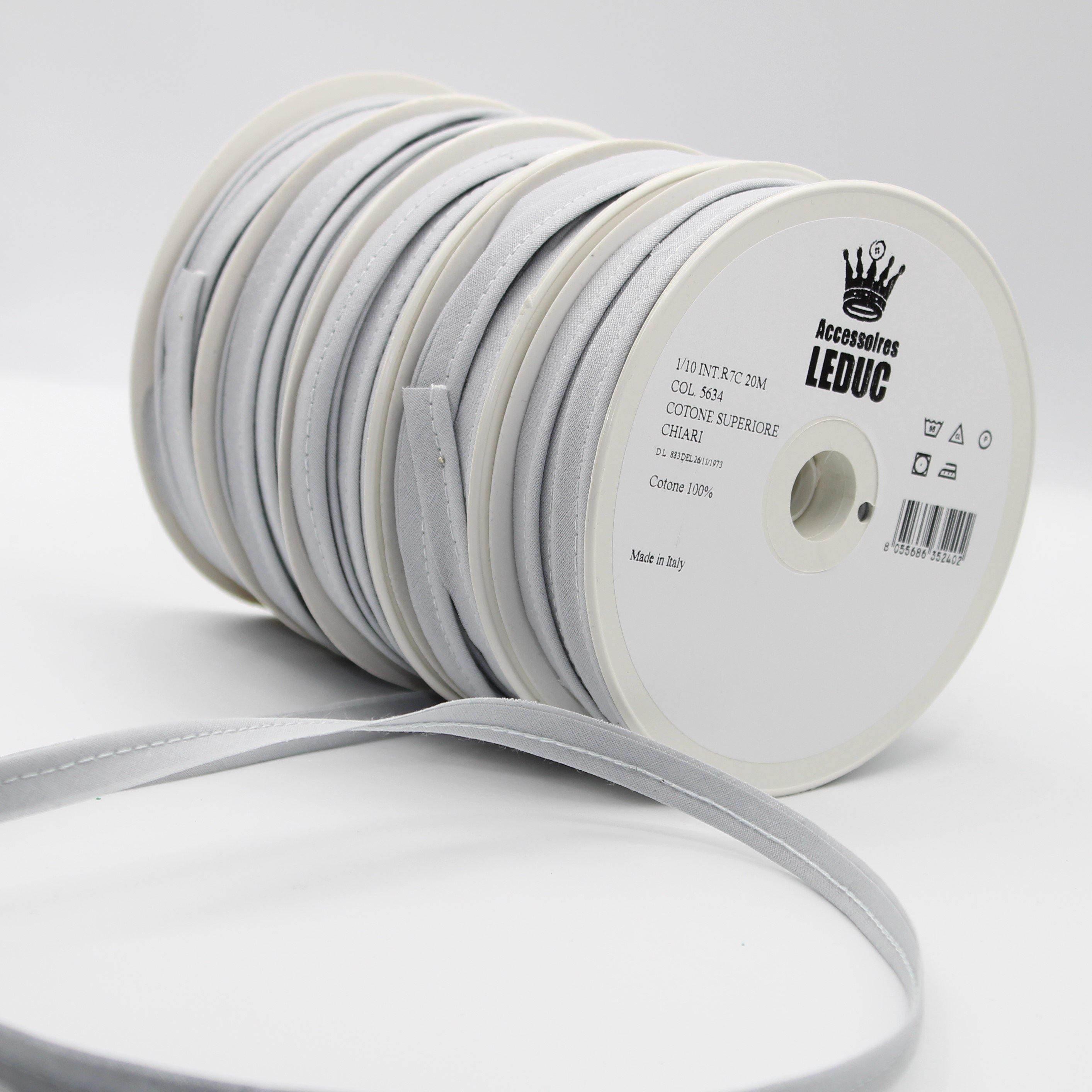100MT - COTTON PIPING / 10mm (8+2mm) - ACCESSOIRES LEDUC BV