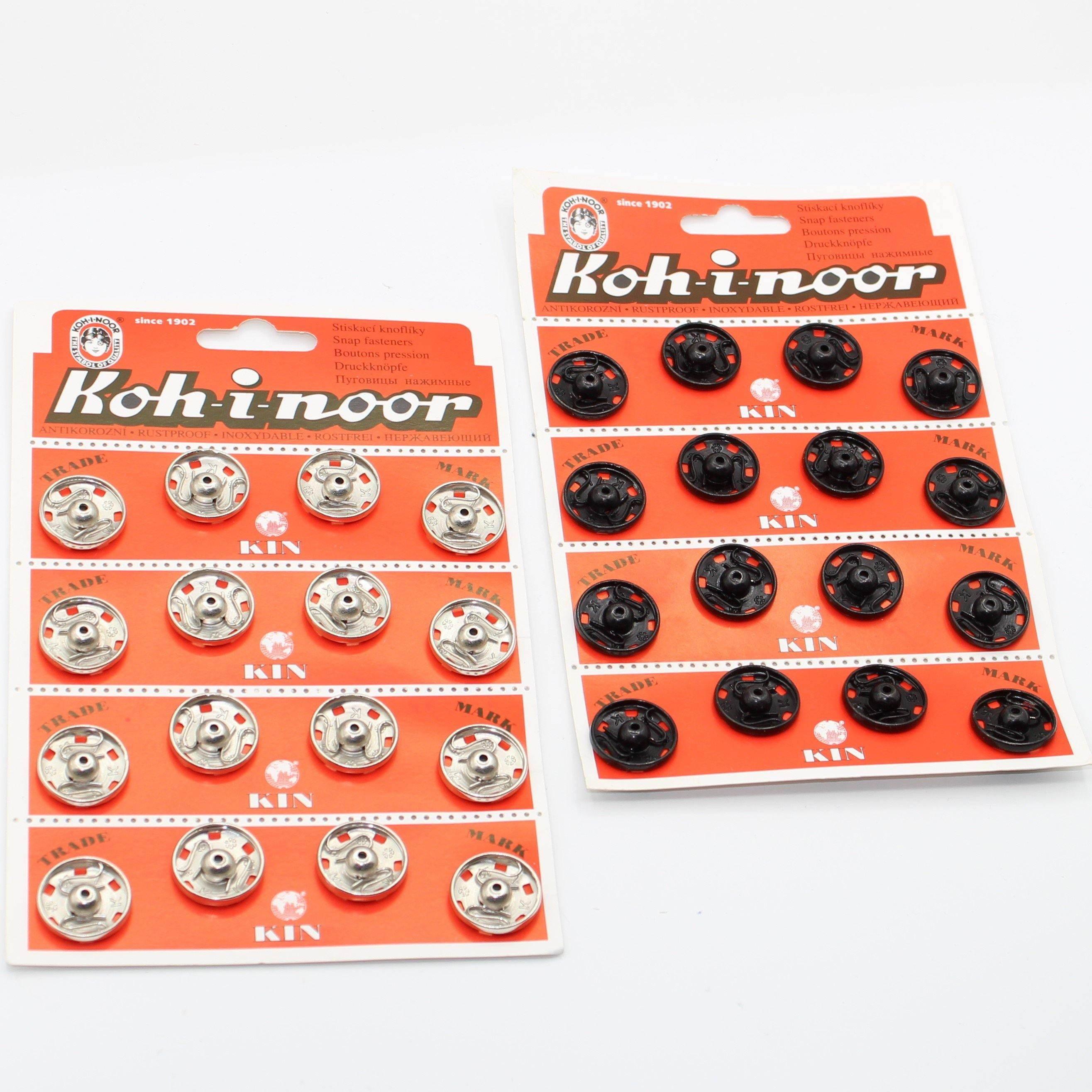Snap Fasteners Buttons in Metal Koh-i-Noor - ACCESSOIRES LEDUC BV