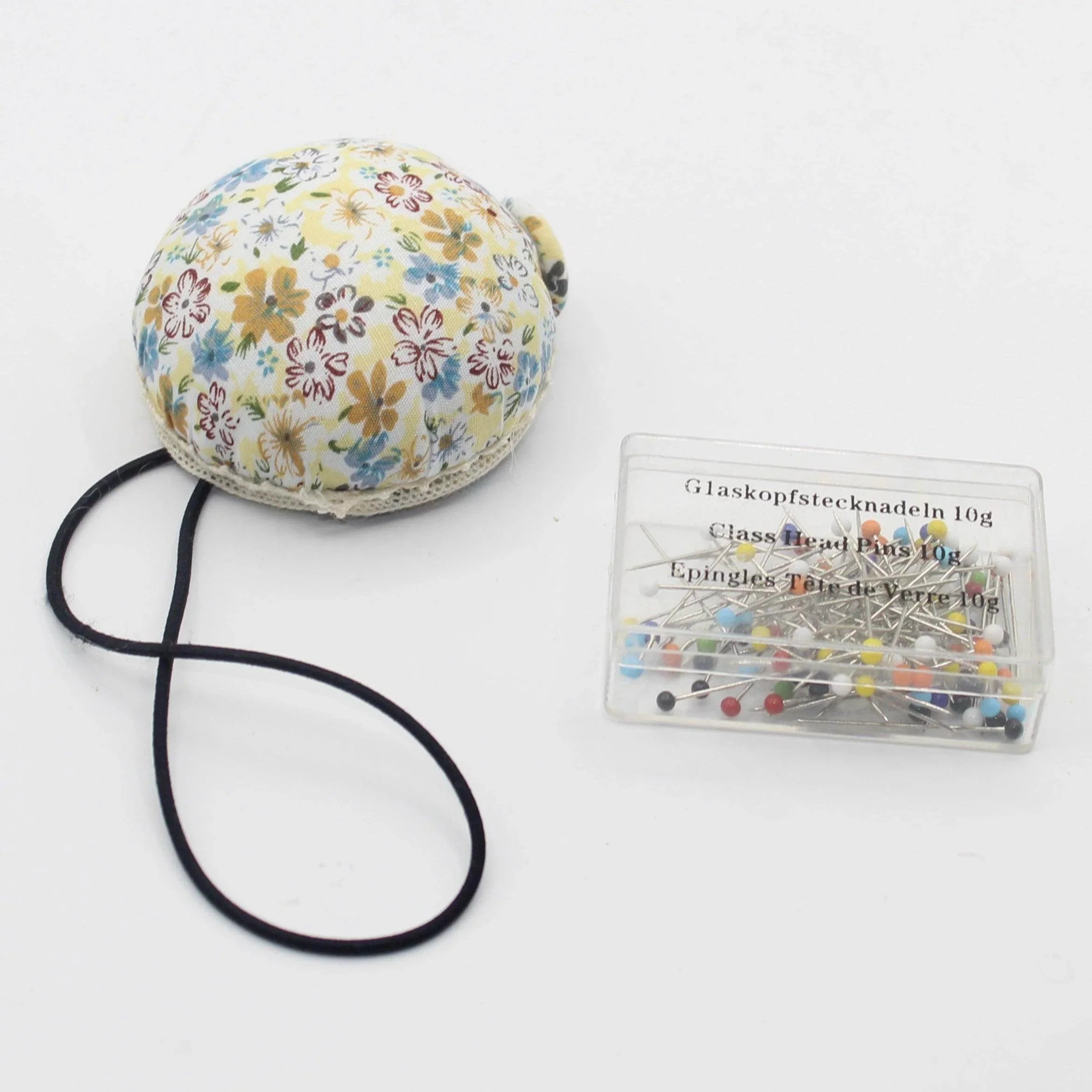 Wrist Pin Cushion Floral Vintage - ACCESSOIRES LEDUC BV