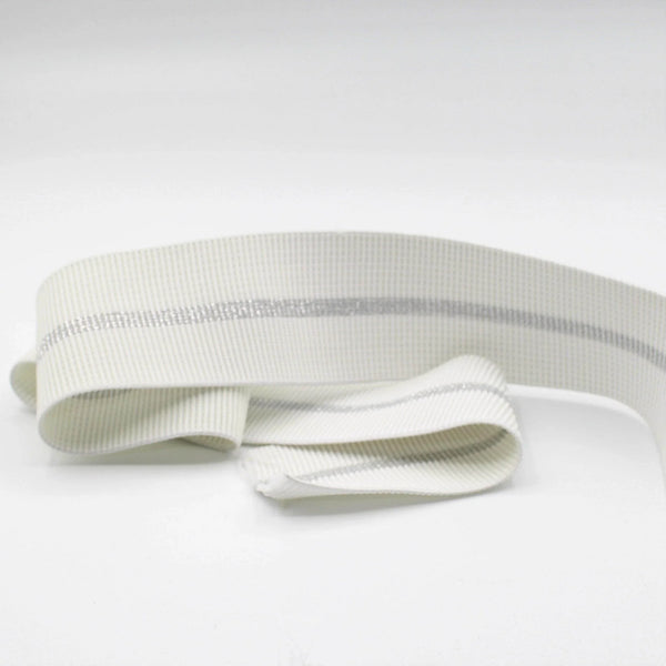 5 meters Striped Lurex Elastic 50mm - ACCESSOIRES LEDUC BV